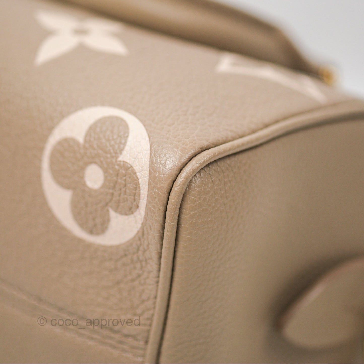 Louis Vuitton Speedy Bandoulière 20 Monogram Empreinte Tourterelle/Cream