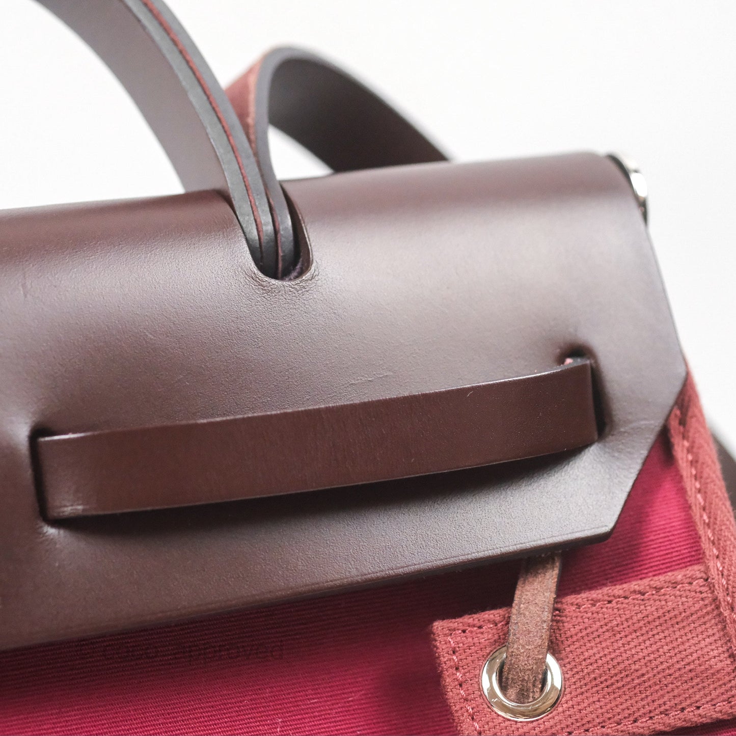 Hermès Herbag Zip 31 Retourne Rose Bubblegum L4/ Rubis B5 Canvas Palladium Hardware