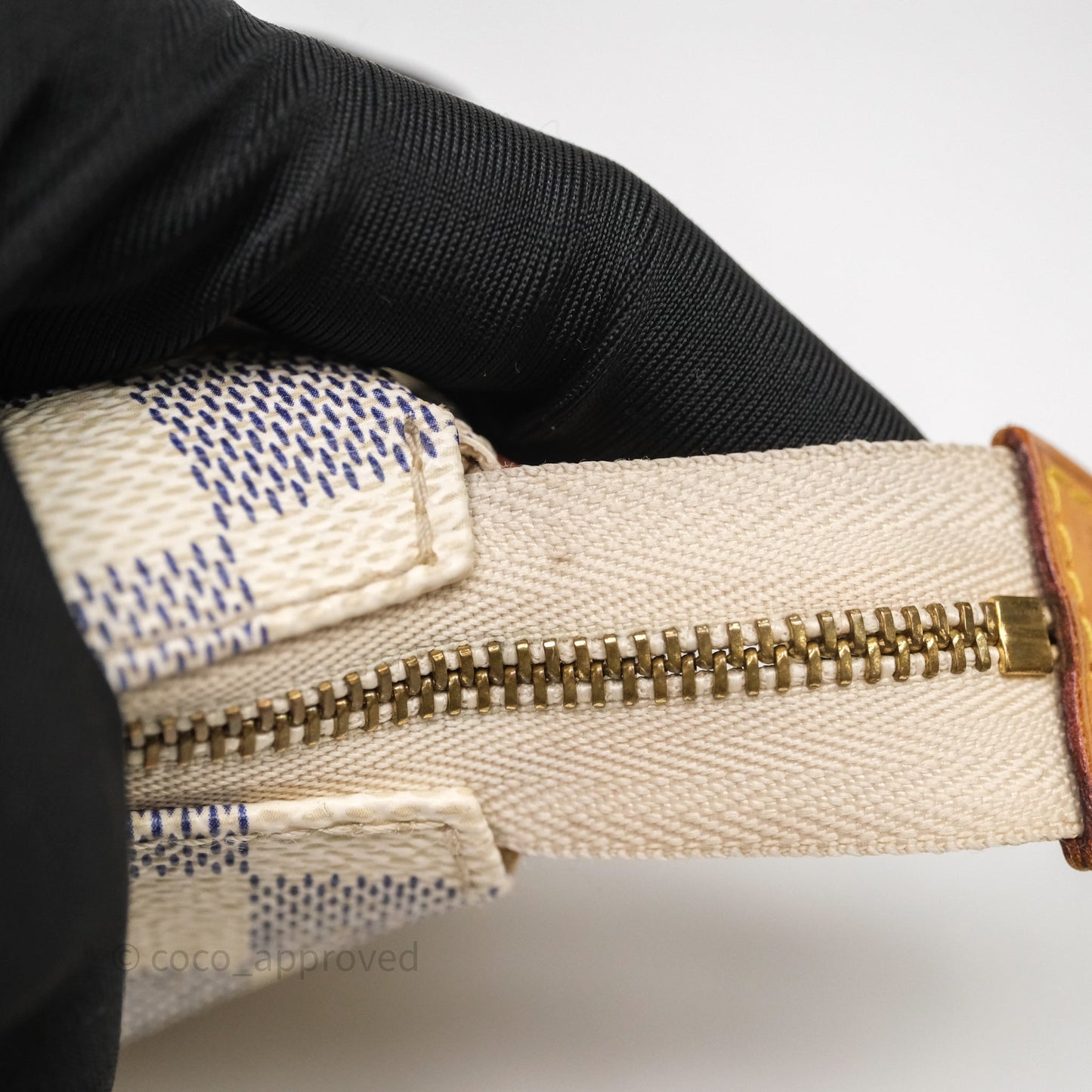 Louis Vuitton Eva Damier Azur Canvas Shoulder Bag