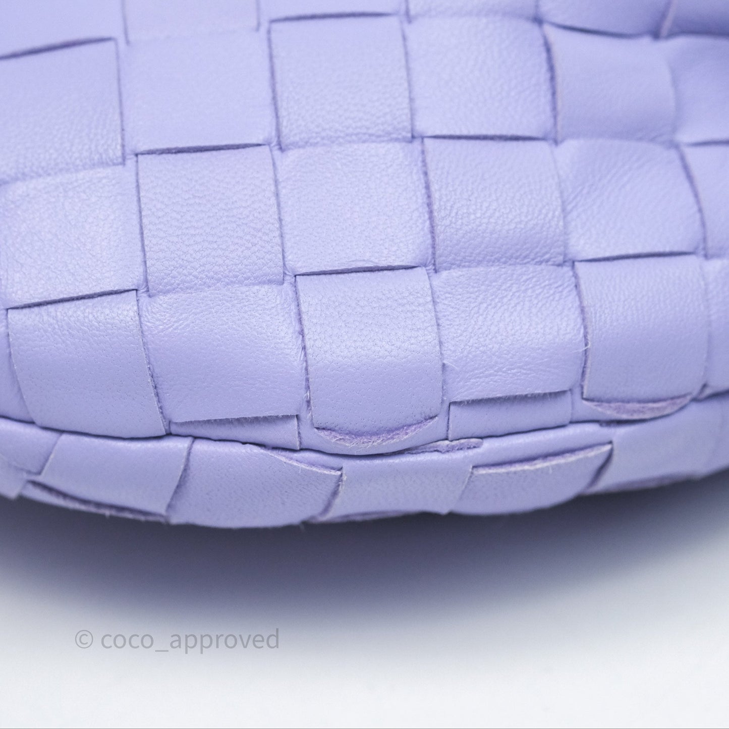 Bottega Veneta Mini Jodie Bag Purple Intrecciato Lambskin