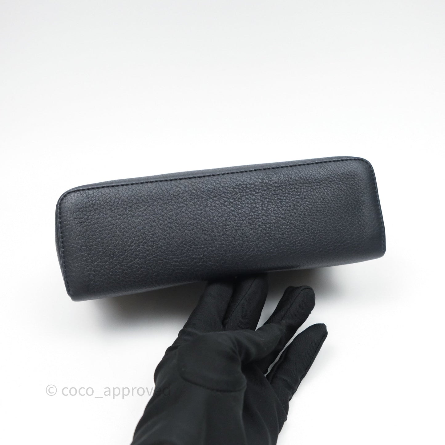 Loro Piana Extra Pocket L19 Navy Grained Calfskin