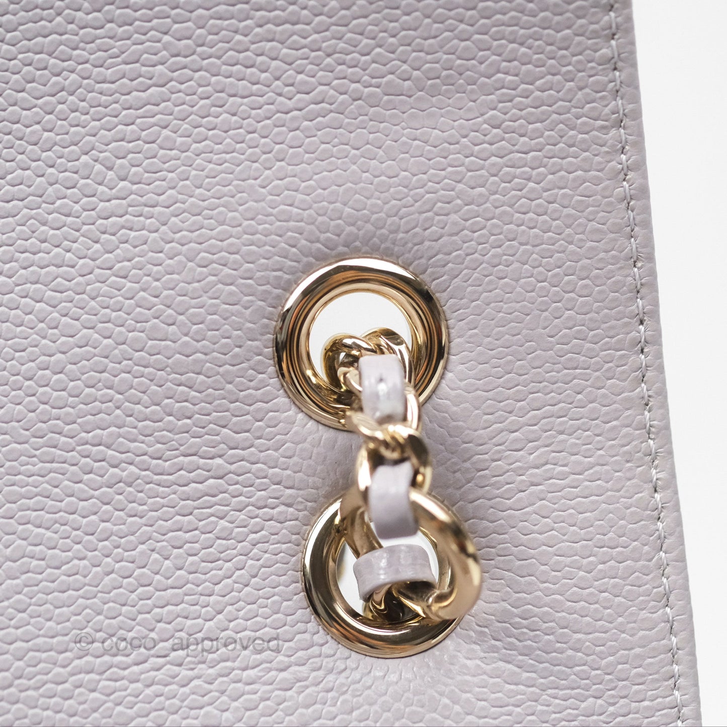 Chanel Mini Business Affinity Backpack Grey Caviar Gold Hardware 22B