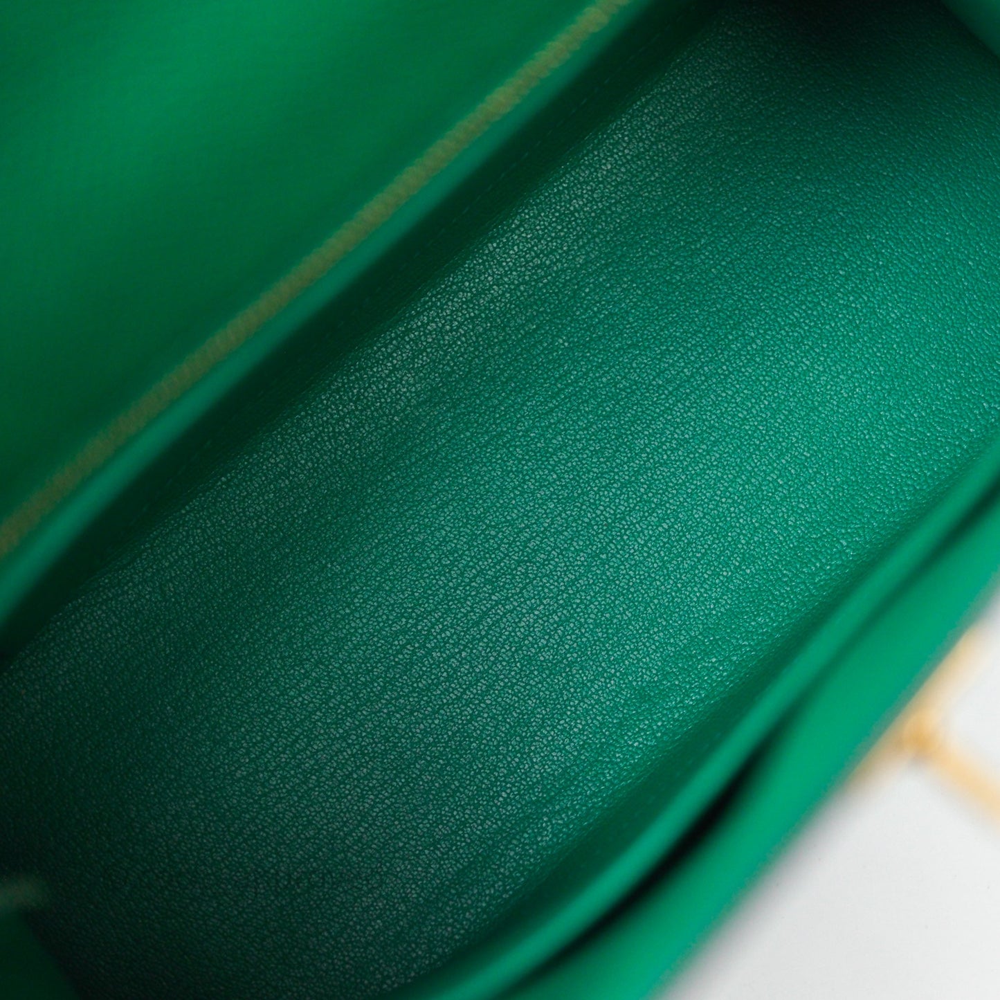 Hermes Kelly 25 Sellier Vert Vertigo Epsom Gold Hardware