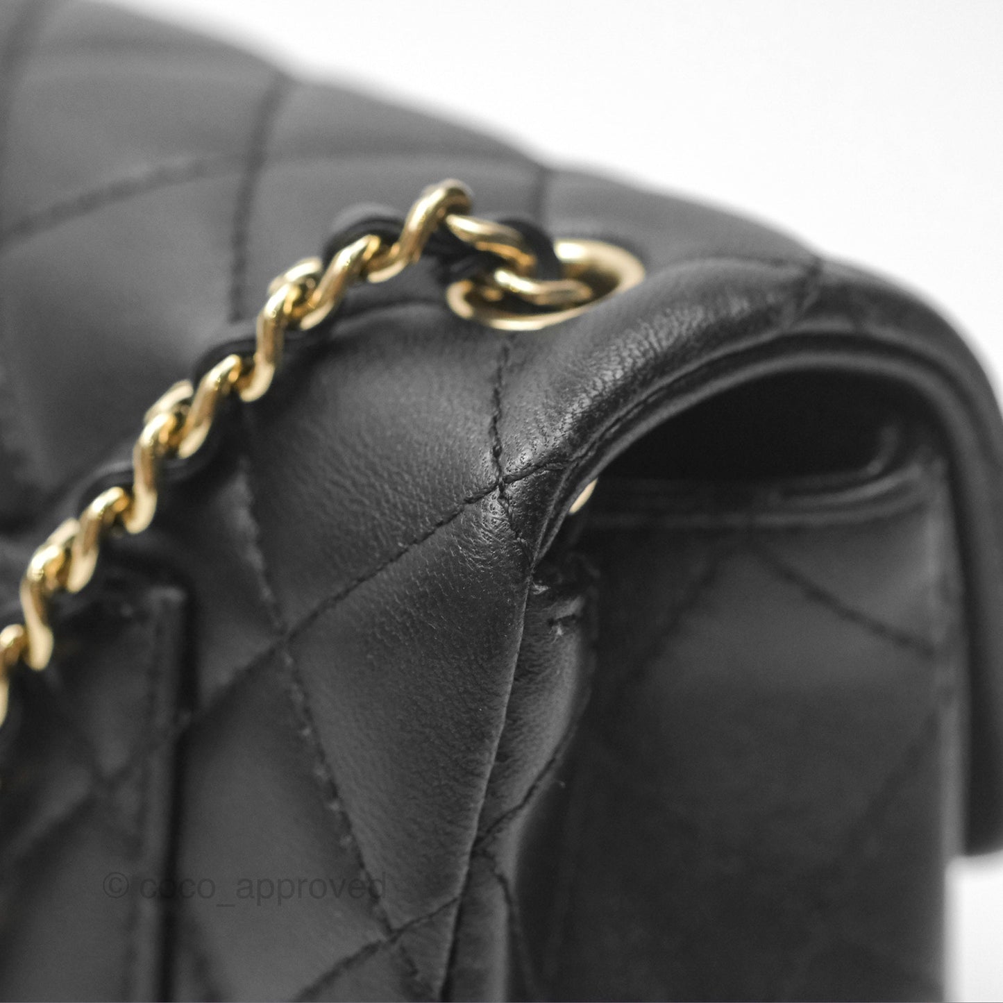 Chanel Ball Crush Mini Rectangular Black Lambskin Gold Hardware 23C