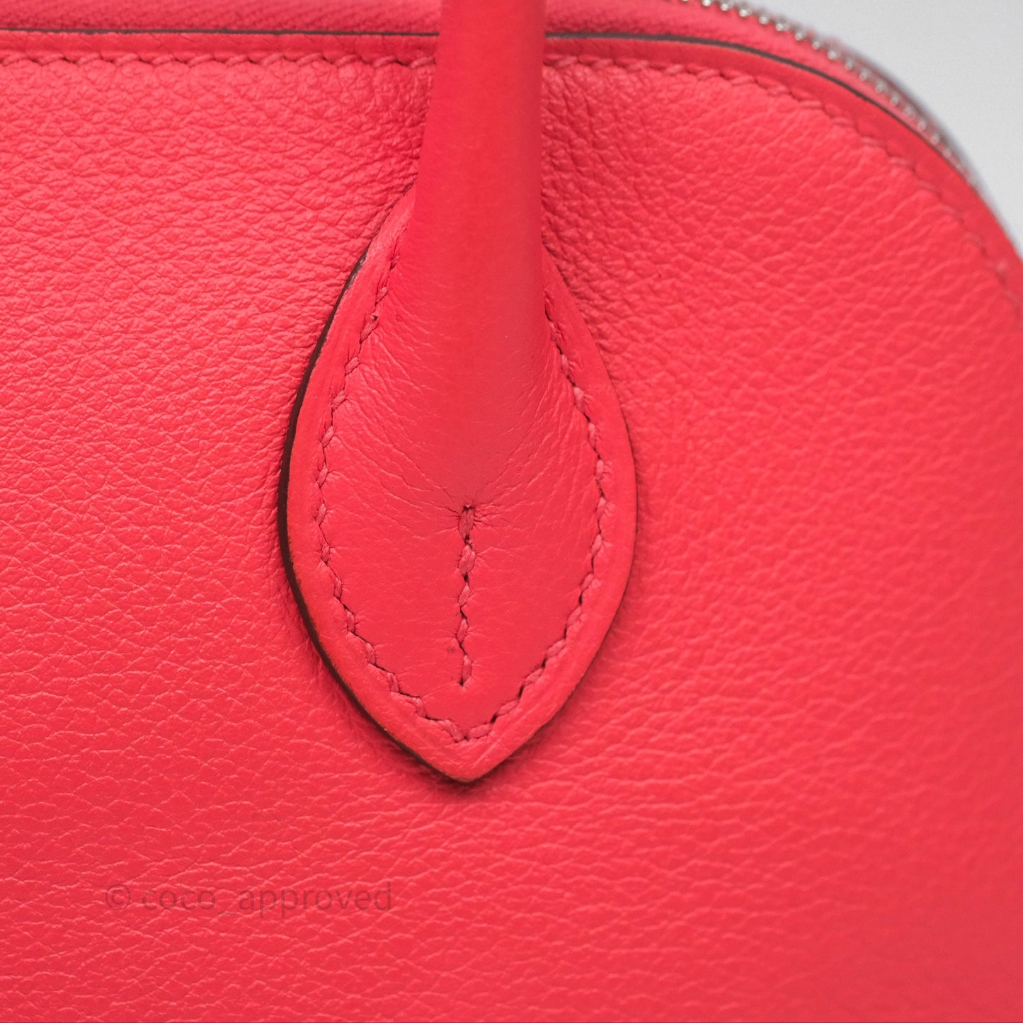 Hermès Bolide Mini 1923 Rose Texas 0E/ Cuivre 6C Evercolor Palladium Hardware