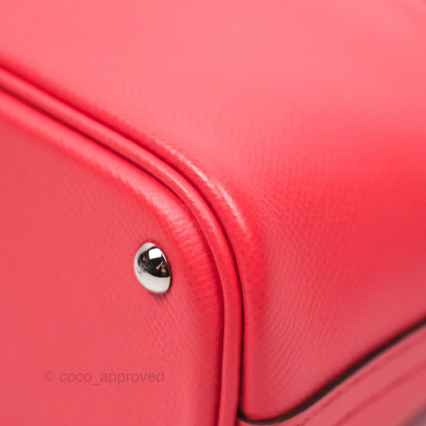 Hermès Bolide 27 Rose Jaipur T5 Epsom Palladium Hardware
