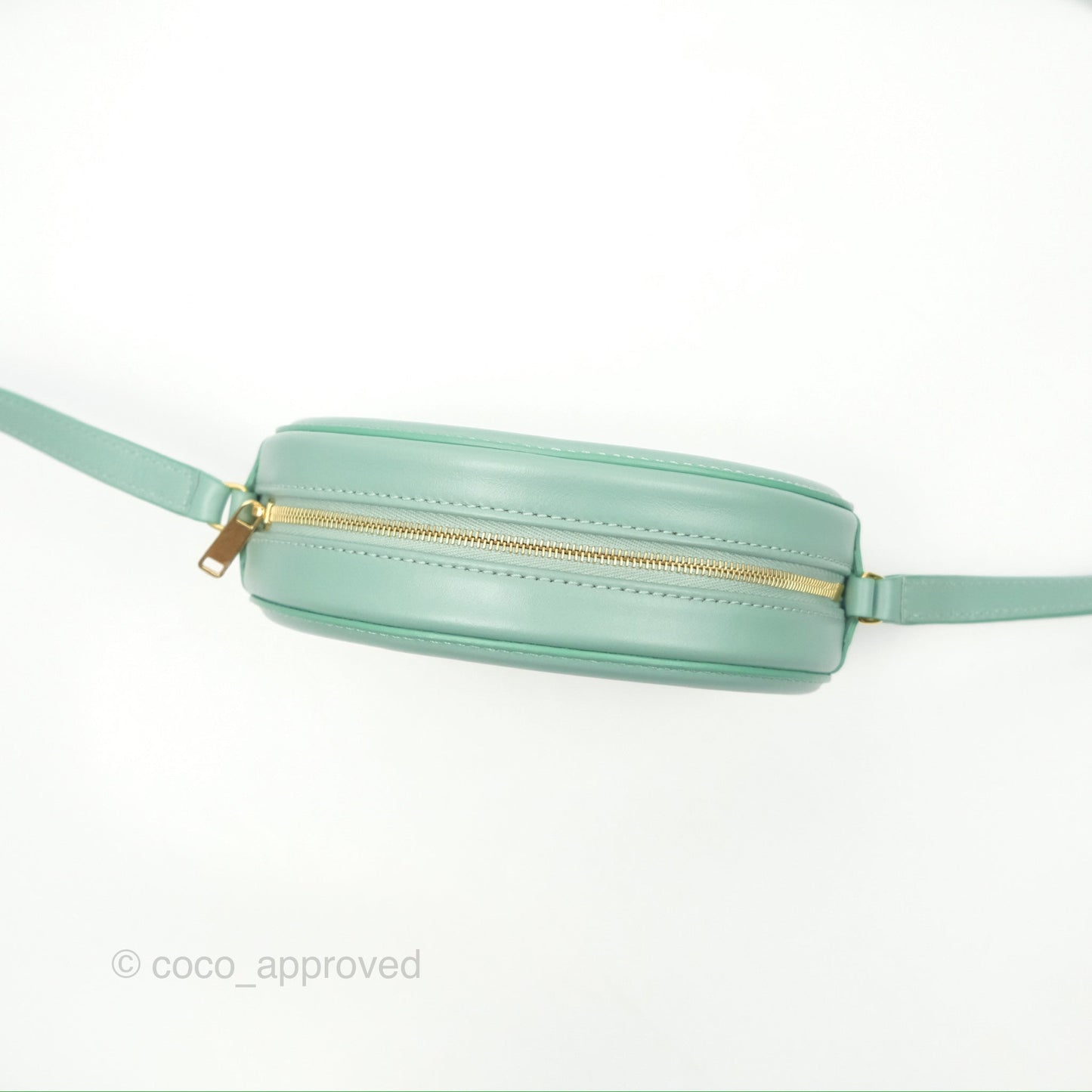 Celine Oval Bag Cuir Triomphe Ice Mint Calfskin