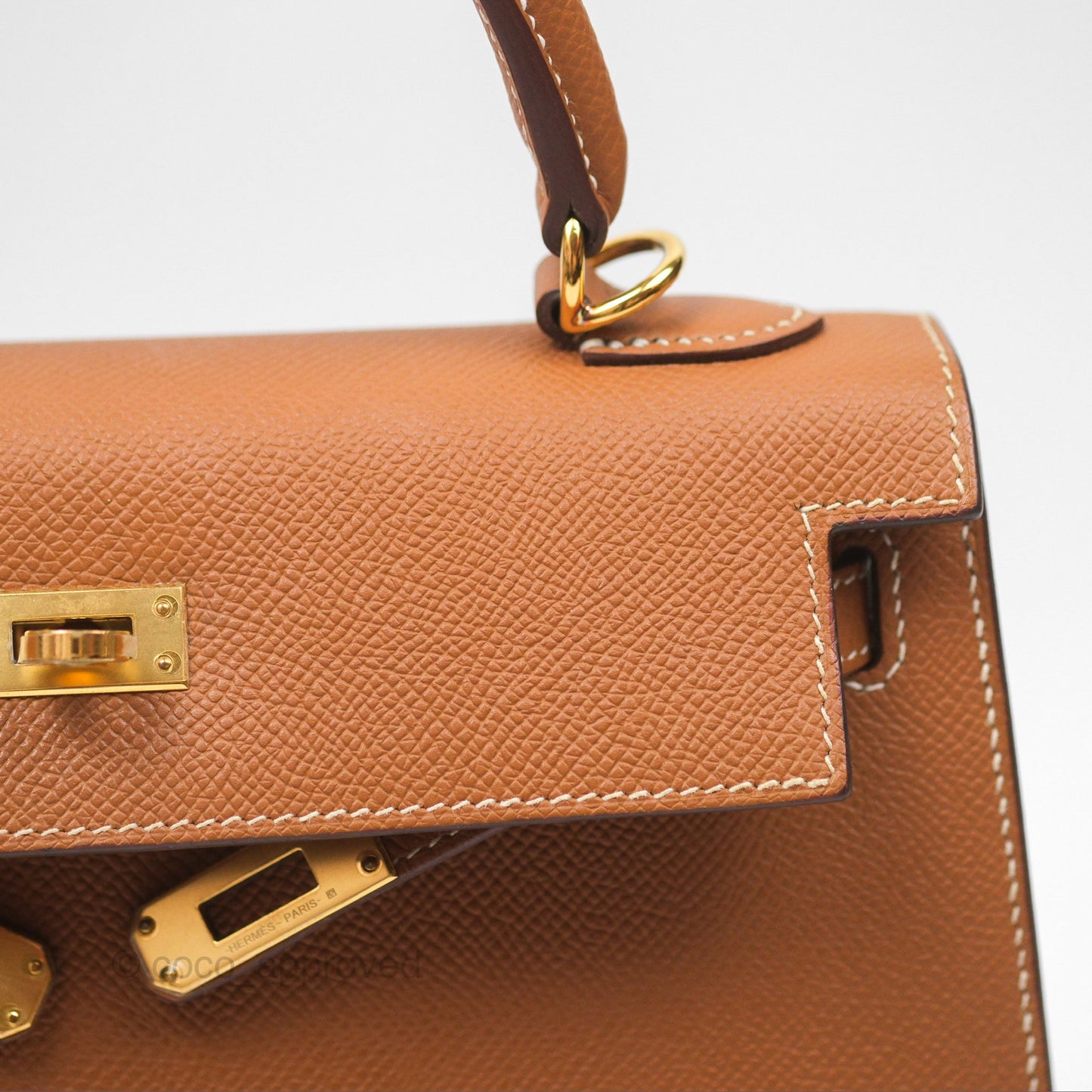 Hermès Kelly 25 Sellier Gold 37 Epsom Gold Hardware