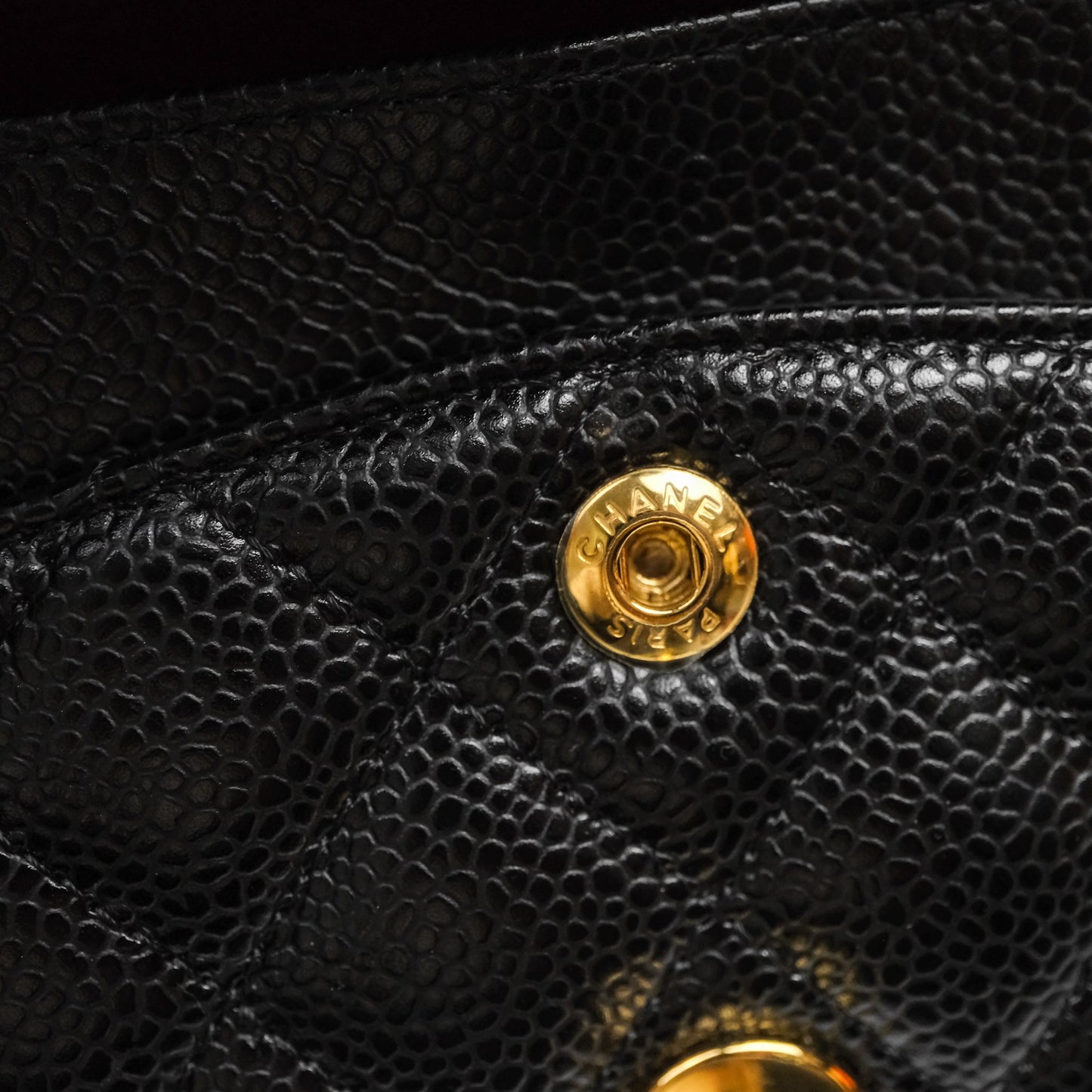 Chanel Small Classic Flap Quilted Black Caviar Gold Hardware