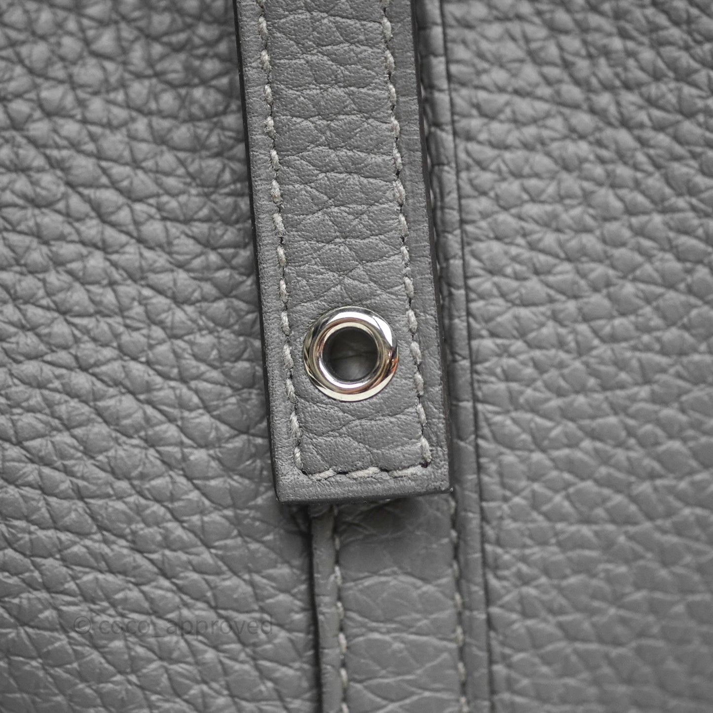 Hermès Picotin 18 Etain 8F Clemence Palladium Hardware