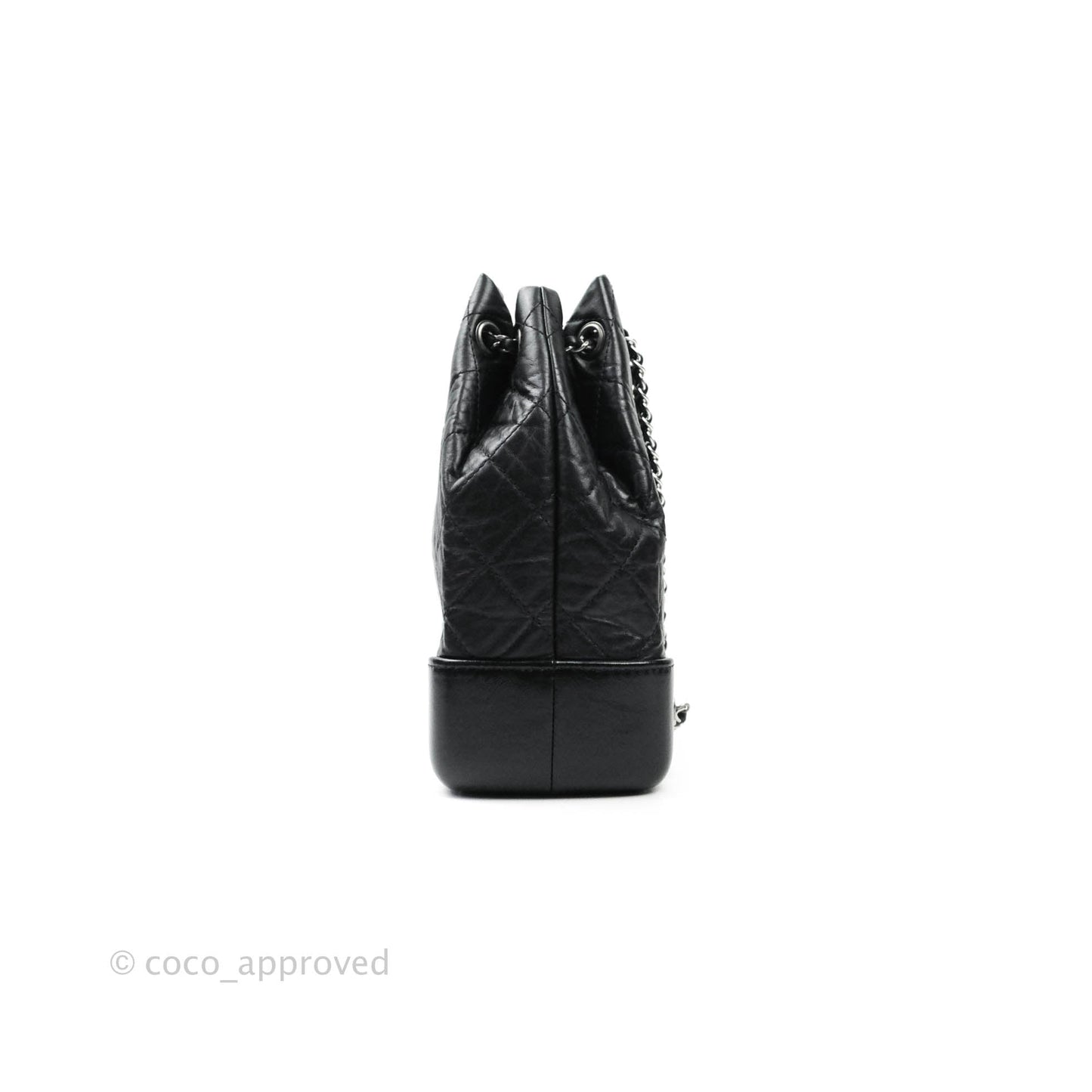 Chanel Small Gabrielle Backpack Black Aged Calfskin