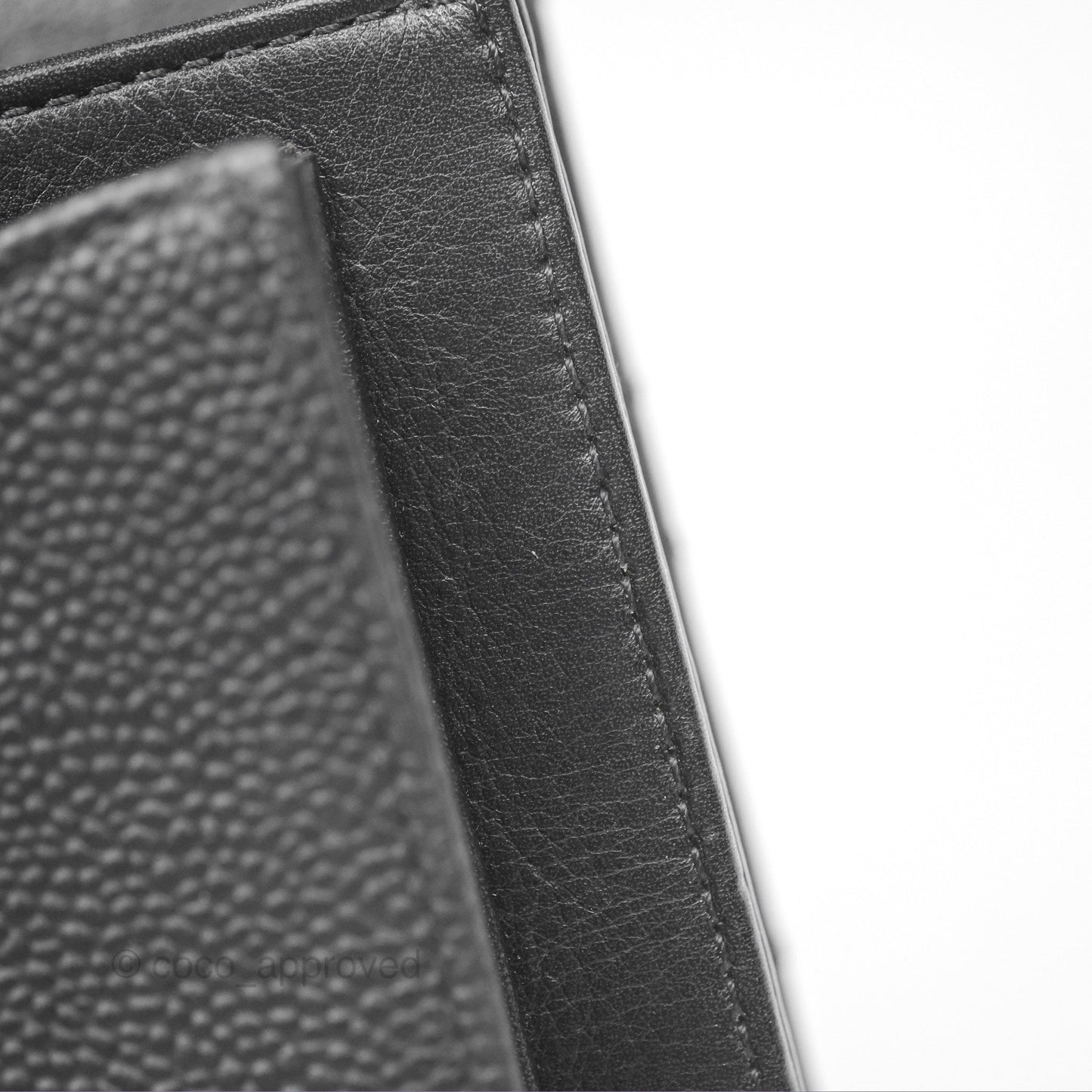 Chanel Chain Handle Small Flap Bag Black Calfskin