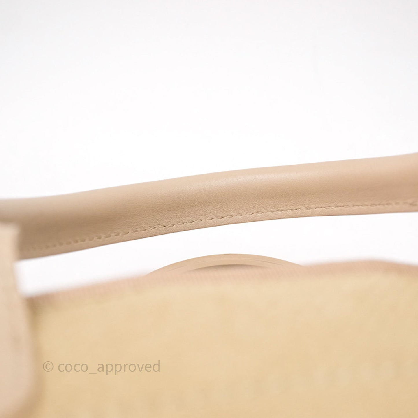 Chanel New Small Canvas Deauville Tote Beige Silver Hardware