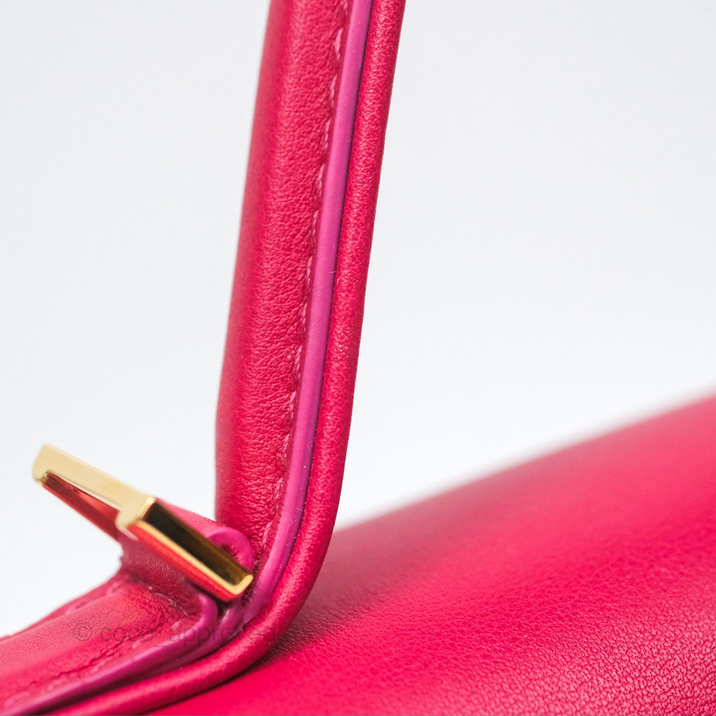 Delvaux Tempête Mini in Silky Calf Framboise