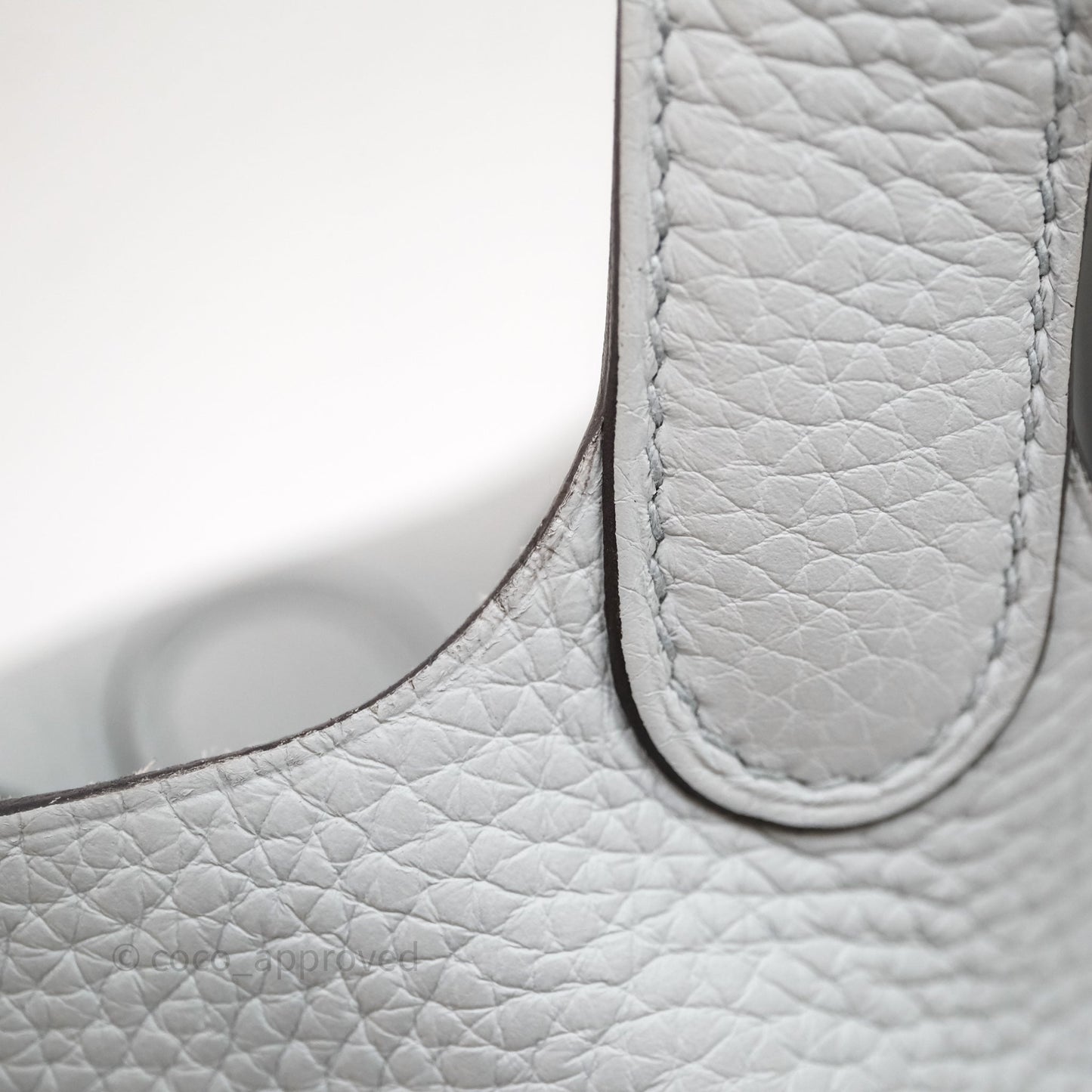 Hermès Picotin 18 Bleu Pâle 08 Clemence Gold Hardware