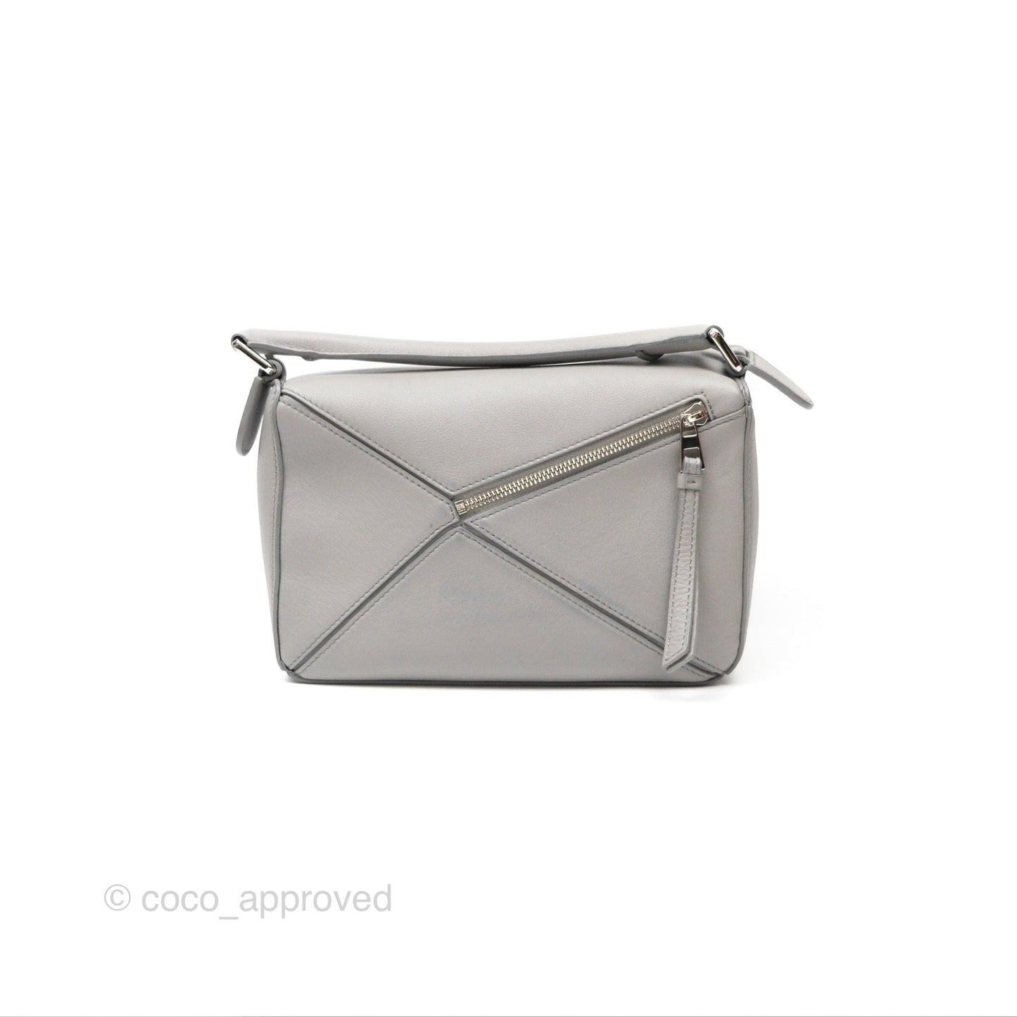 Loewe Small Puzzle Bag Grey Calfskin