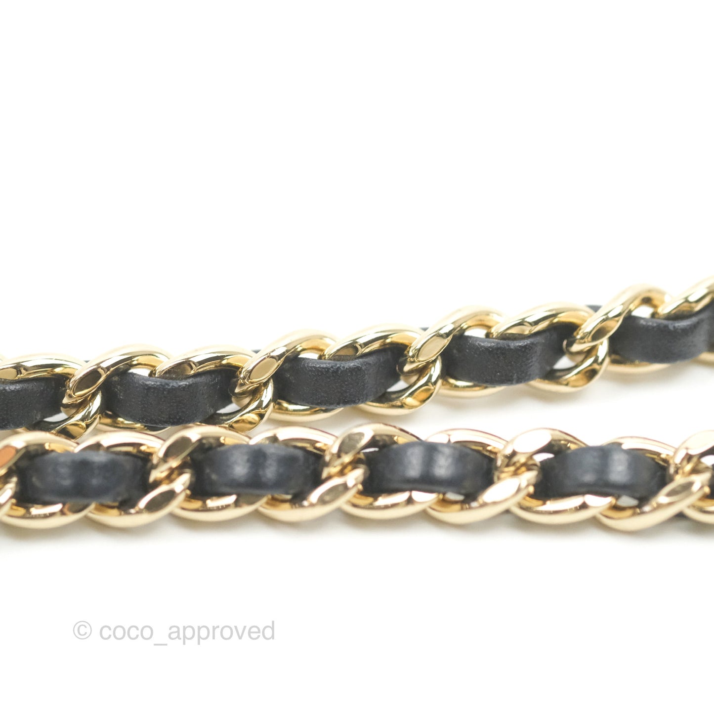 Chanel Medium Statement Chevron Flap Bag Navy Calfskin Gold Hardware
