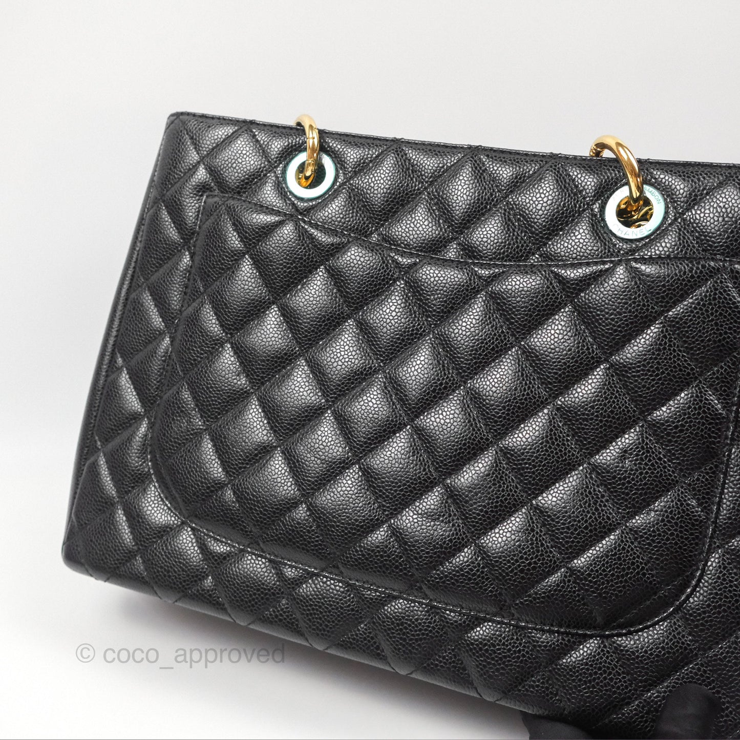 Chanel GST Black Caviar Gold Hardware