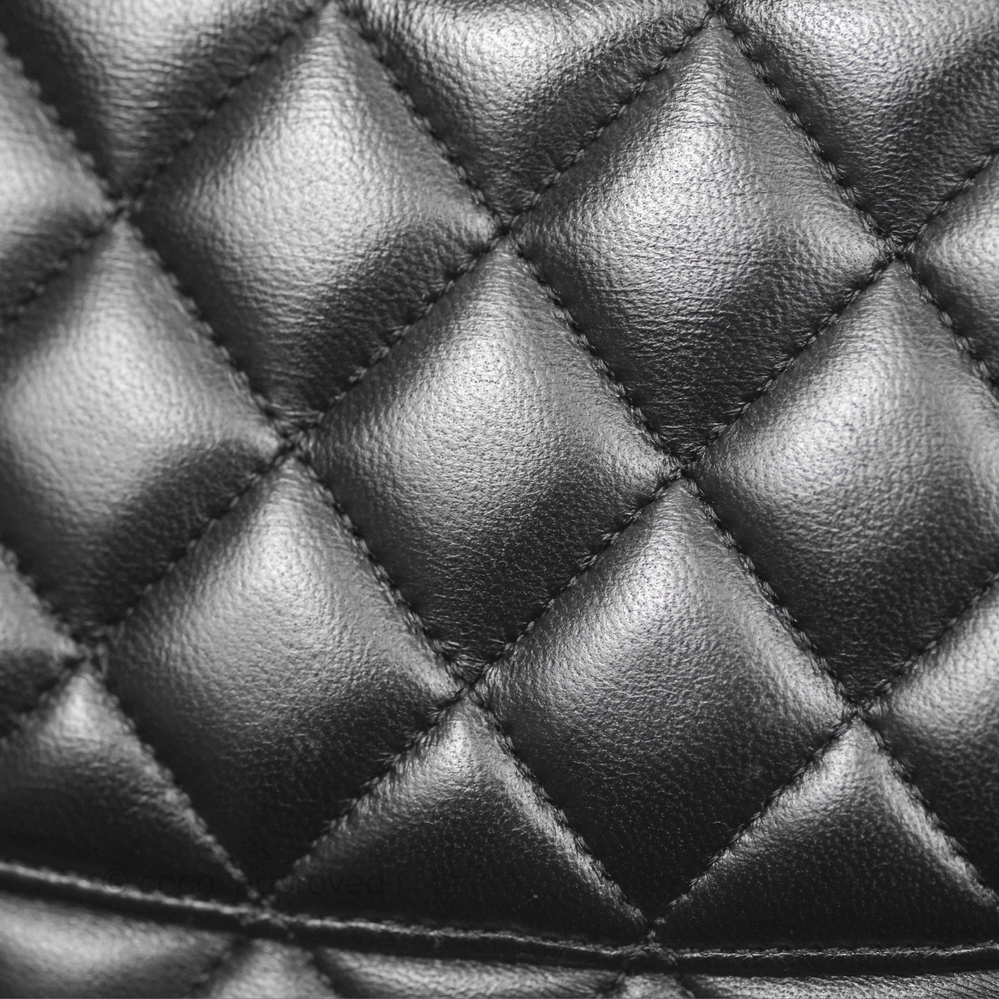 Chanel Small Classic Quilted Flap Black Lambskin Gold Hardware