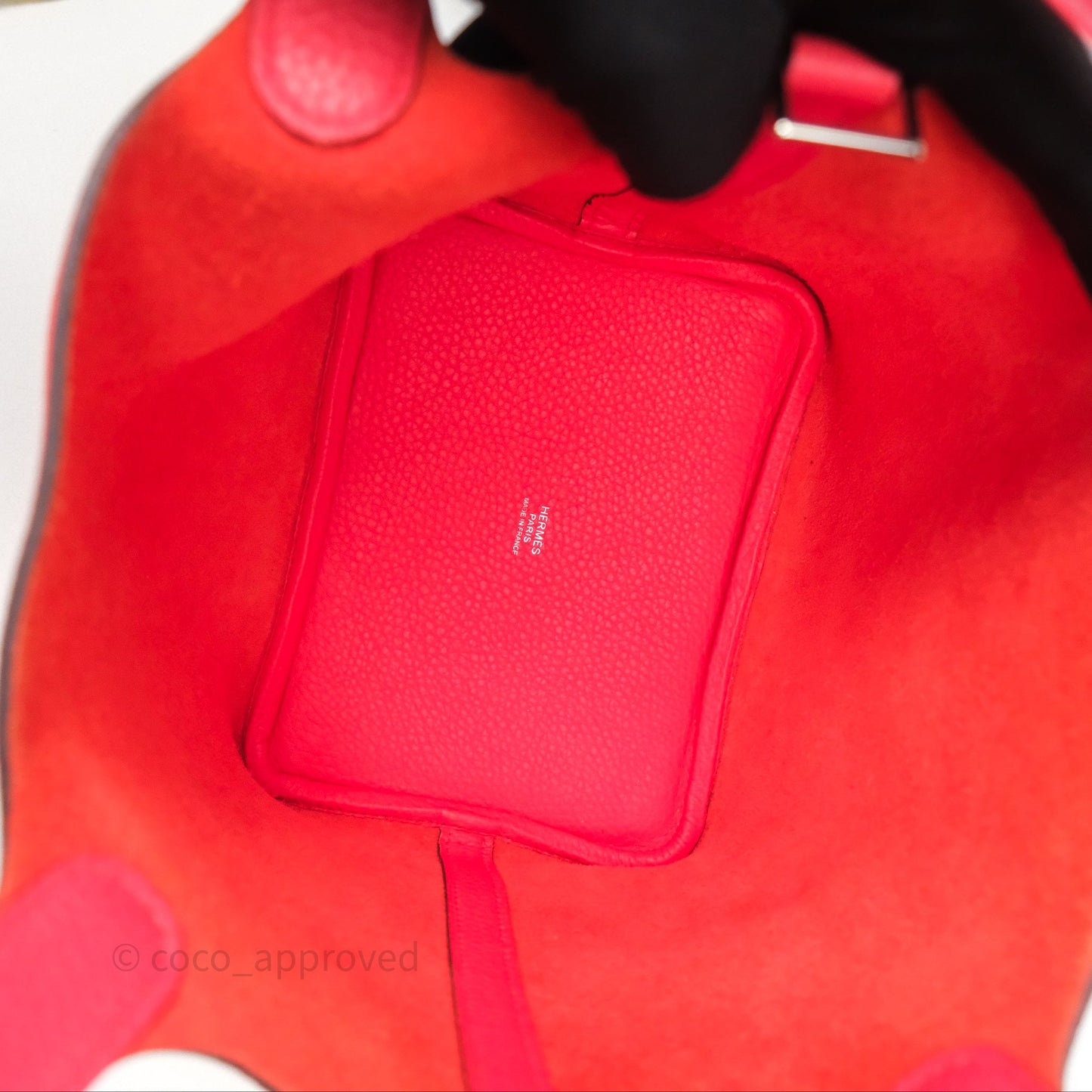Hermès Picotin 18 Rose Texas Taurillon Clemence Palladium Hardware