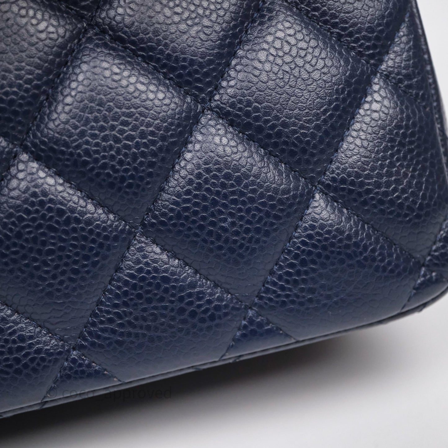 Chanel Jumbo Double Flap Navy Caviar Silver Hardware⁣⁣