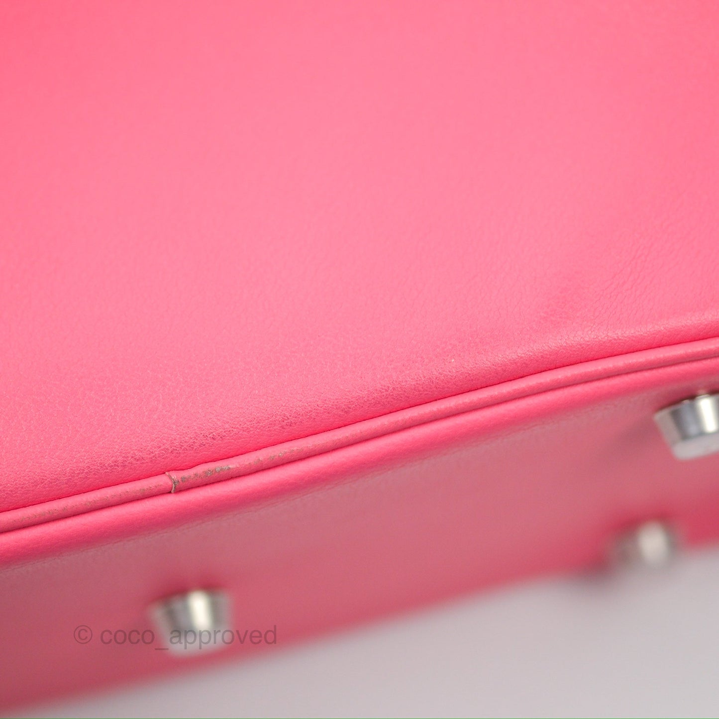 Hermès Lindy 26 Rose Azalee Evercolor Palladium Hardware