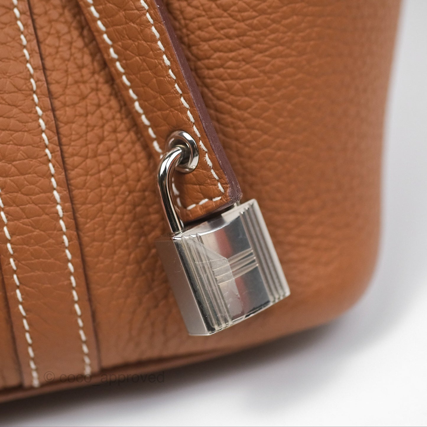 Hermès Picotin 18 Gold 37 Clemence Palladium Hardware