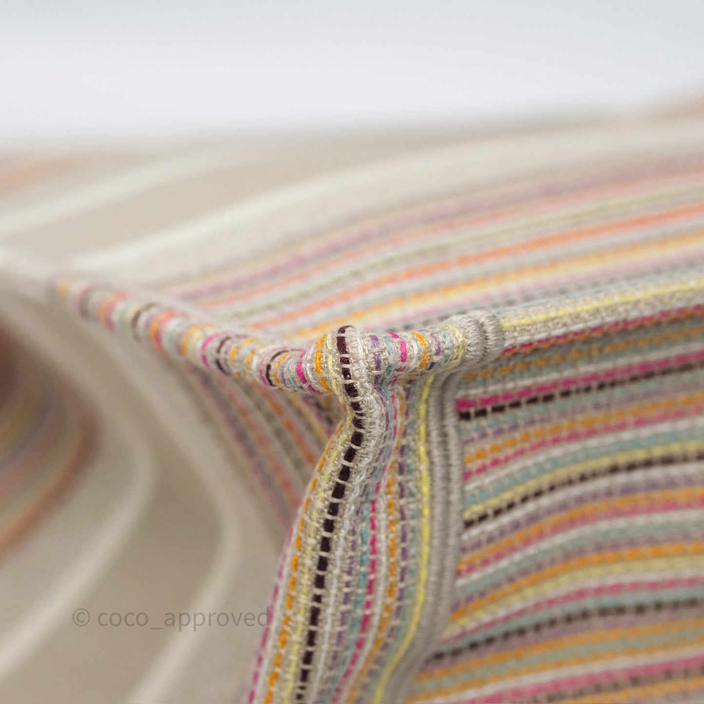 Christian Dior Medium Rainbow Book Tote Canvas
