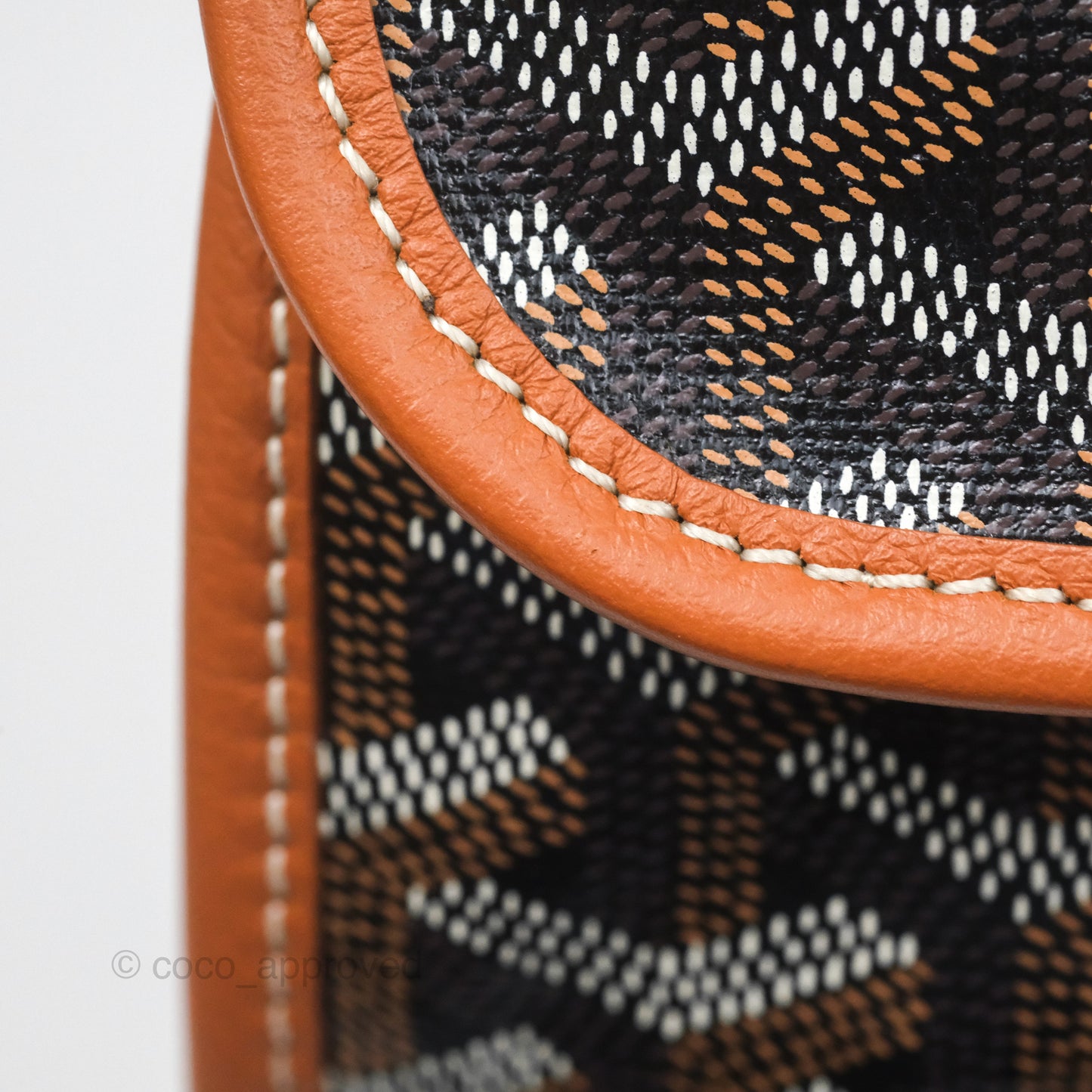 Goyard Saint Léger Backpack Black/ Tan