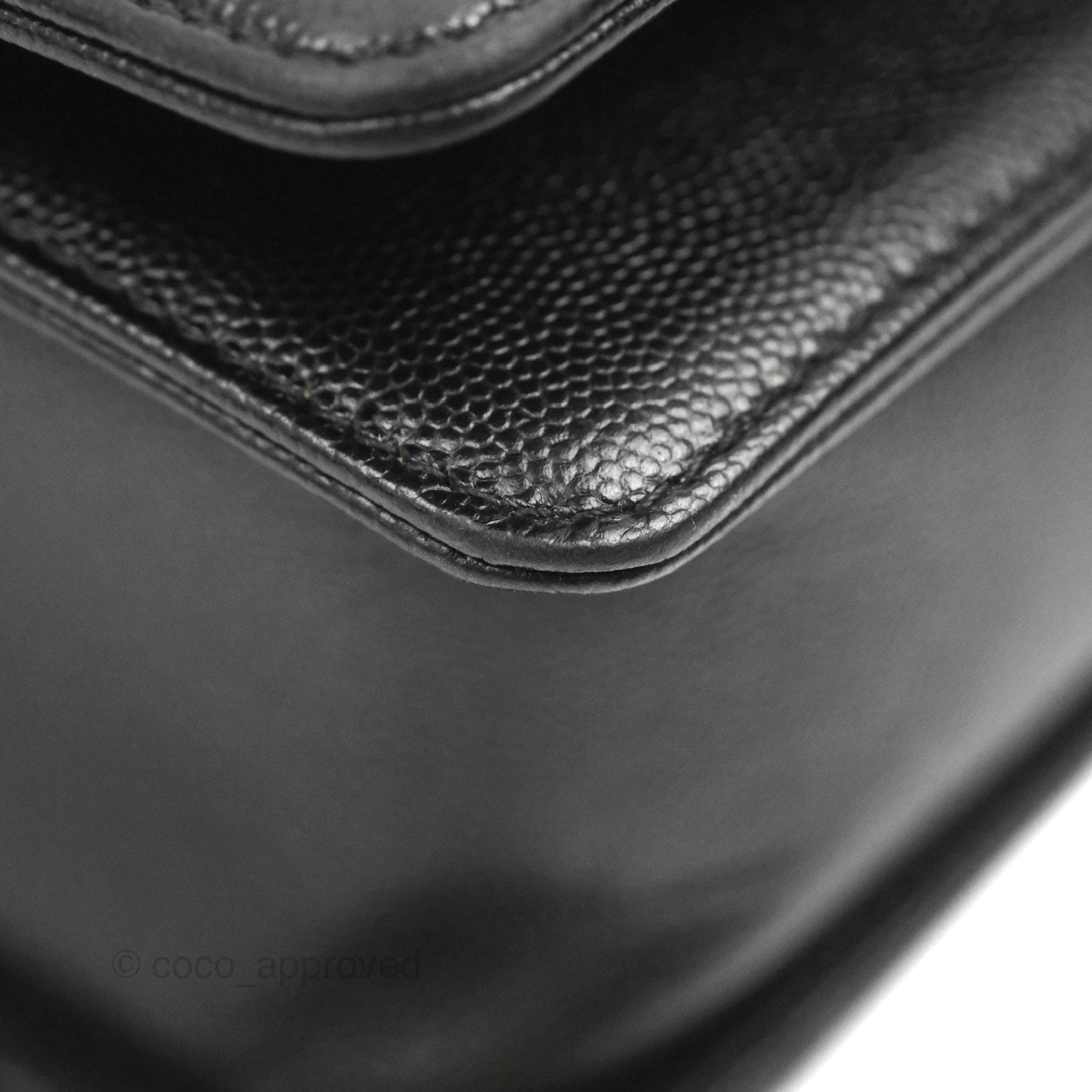 Chanel Quilted New Medium Boy Black Caviar Ruthenium Hardware