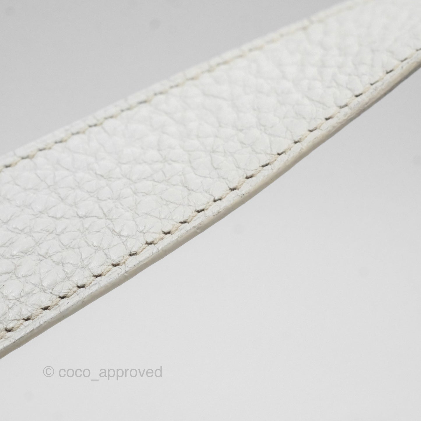 Hermès Lindy 30 White Clemence Palladium Hardware