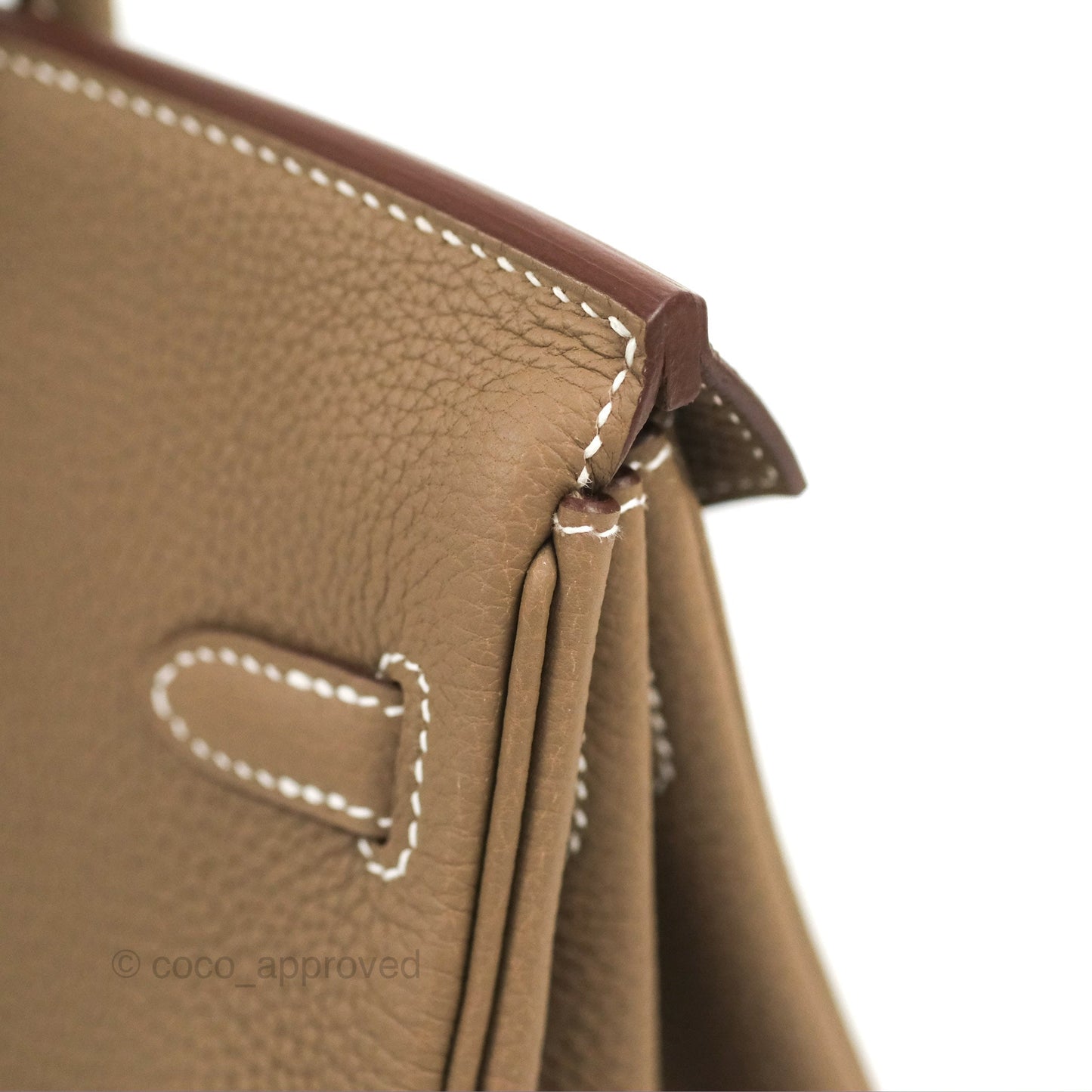 Hermes Birkin 25 Retourne Etoupe 18 Togo Gold Hardware