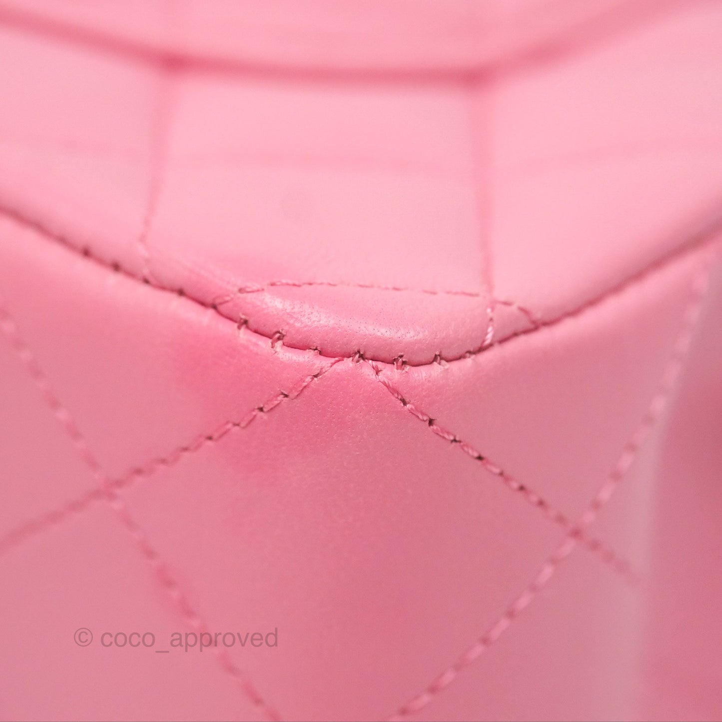 Chanel Small Classic Quilted Flap Pink Lambskin Gold Hardware