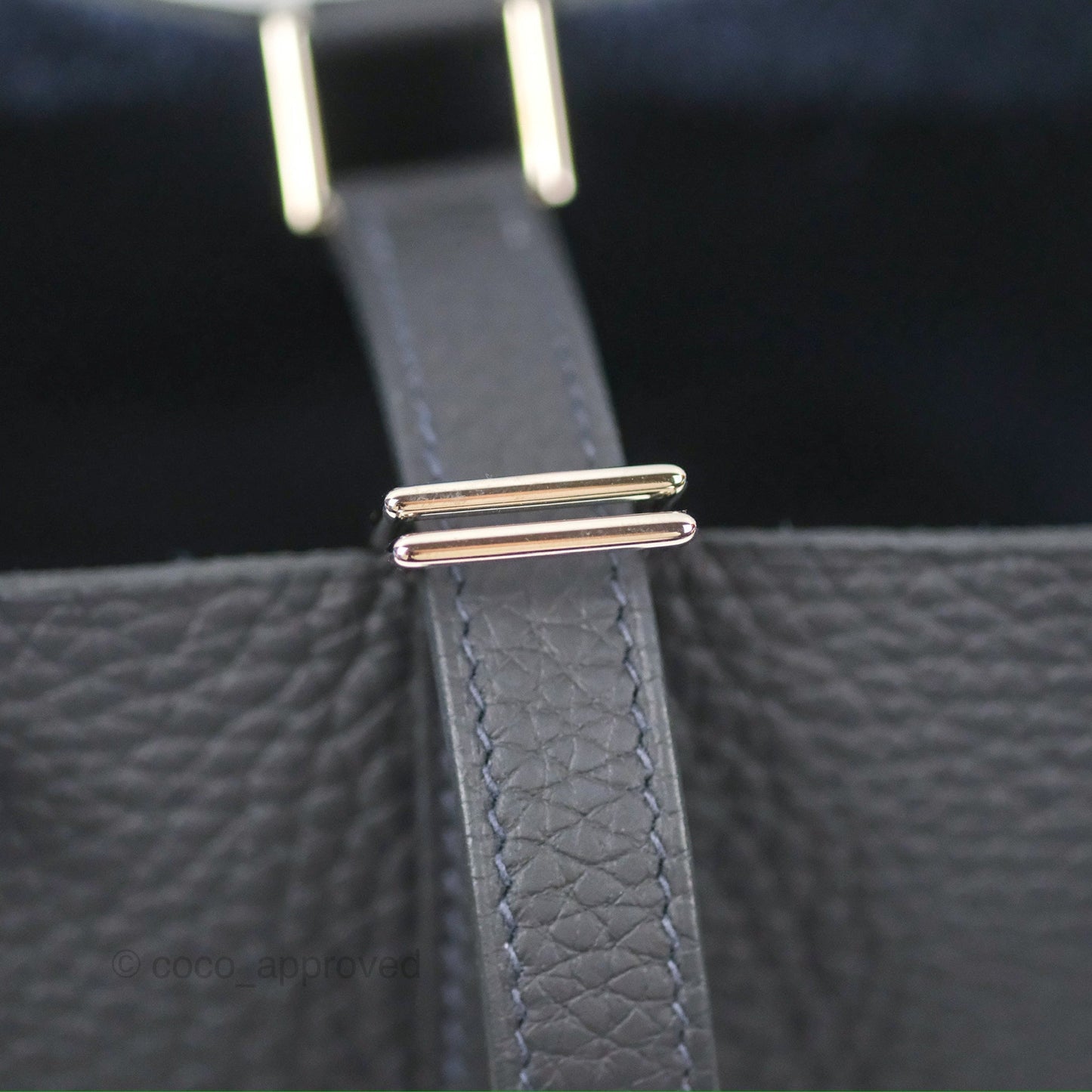 Hermès Picotin 18 Caban Clemence Palladium Hardware