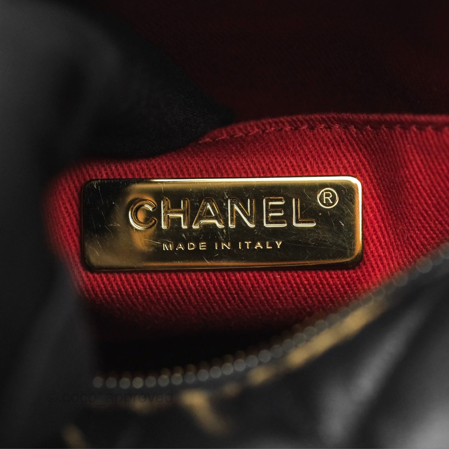 Chanel Small Quilted Bowling Bag Black Lambskin Aged Gold Hardware