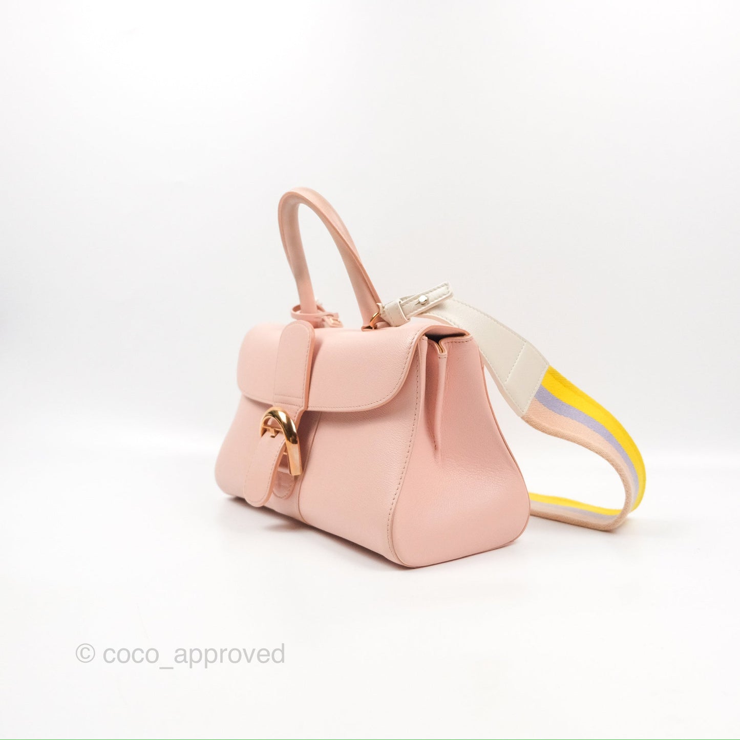Delvaux Brillant East West Top Handle Bag Nude Pink Rose Gold Hardware