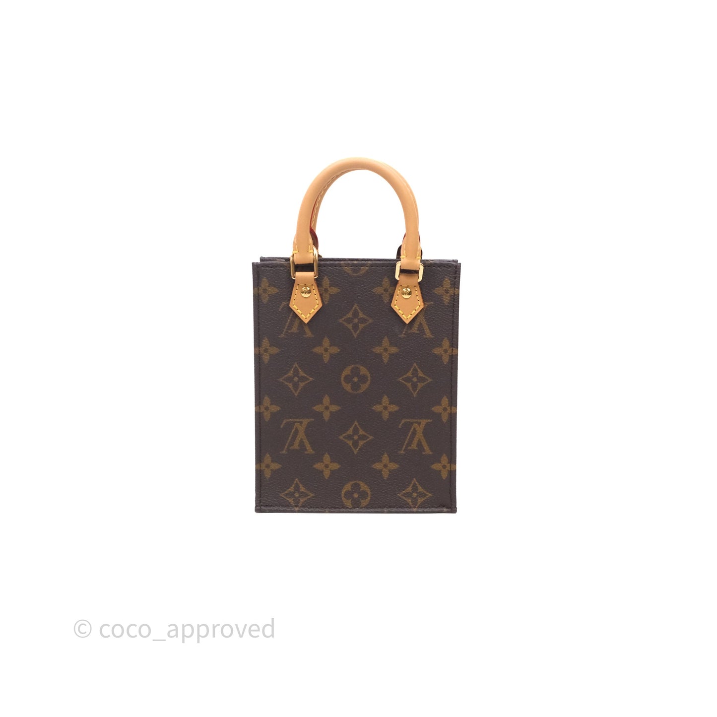 Louis Vuitton Petit Sac Plat Bag Monogram Canvas