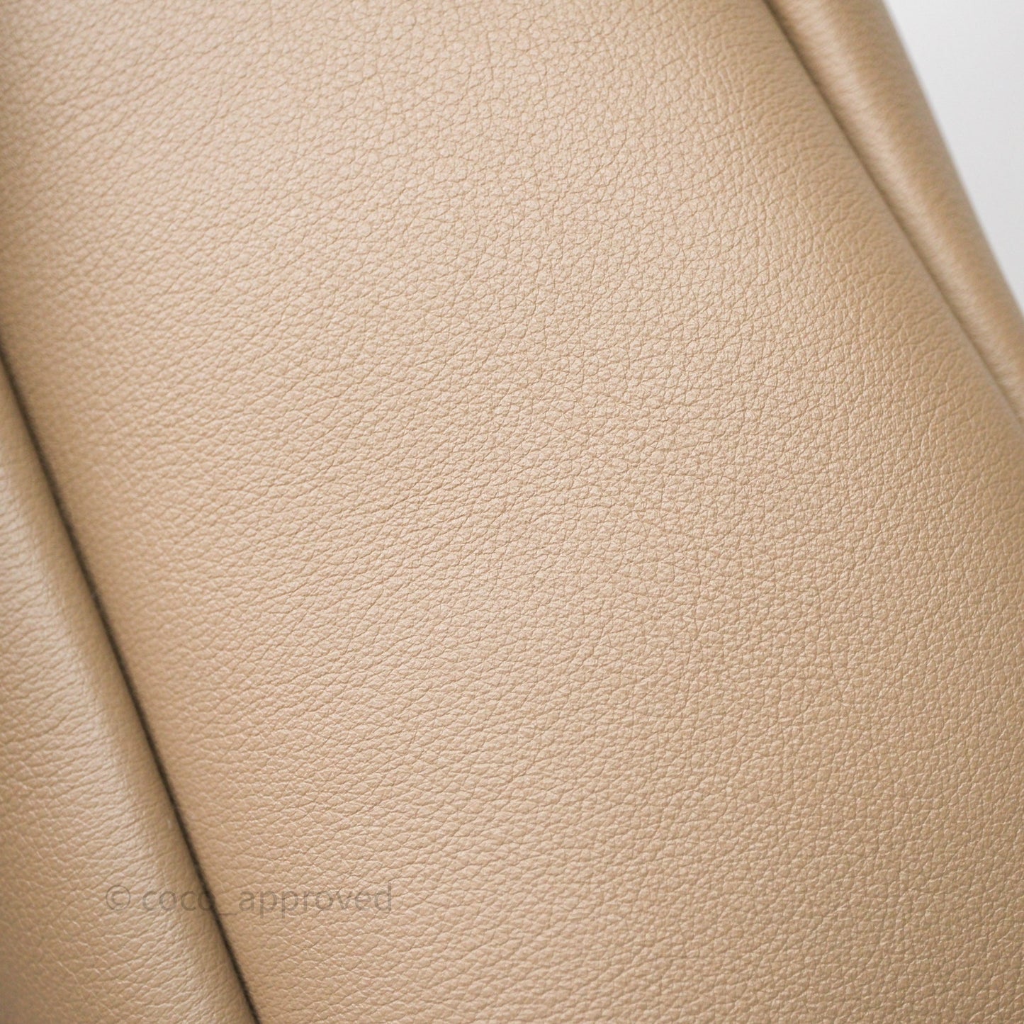 Saint Laurent LE 5 à 7 Supple Large Dusty Grey Grained Leather Gold Hardware