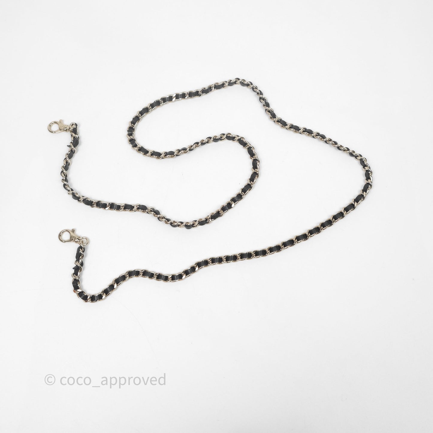 Chanel Top Handle Long Vanity with Chain Black Lambskin Gold Hardware