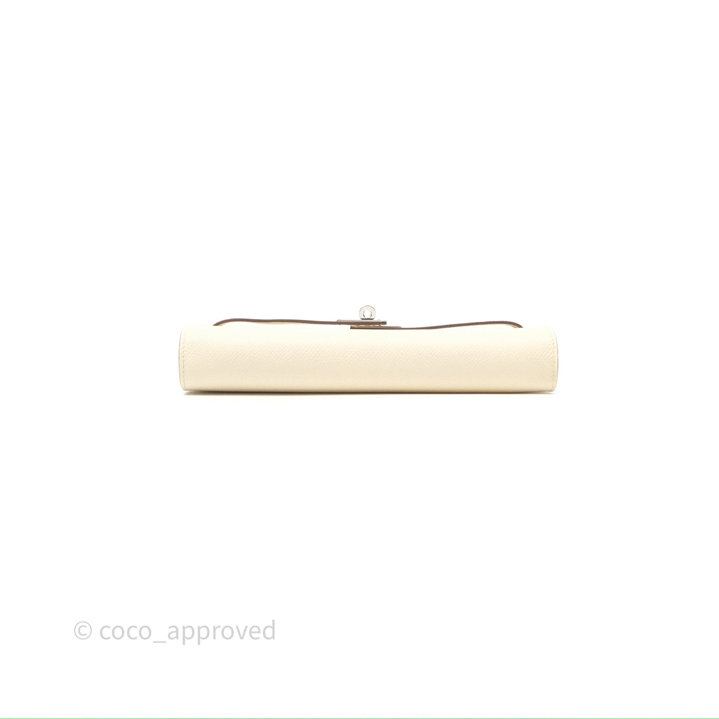 Hermès Kelly To Go Wallet Nata I2/ Sesame 2S Epsom Palladium Hardware