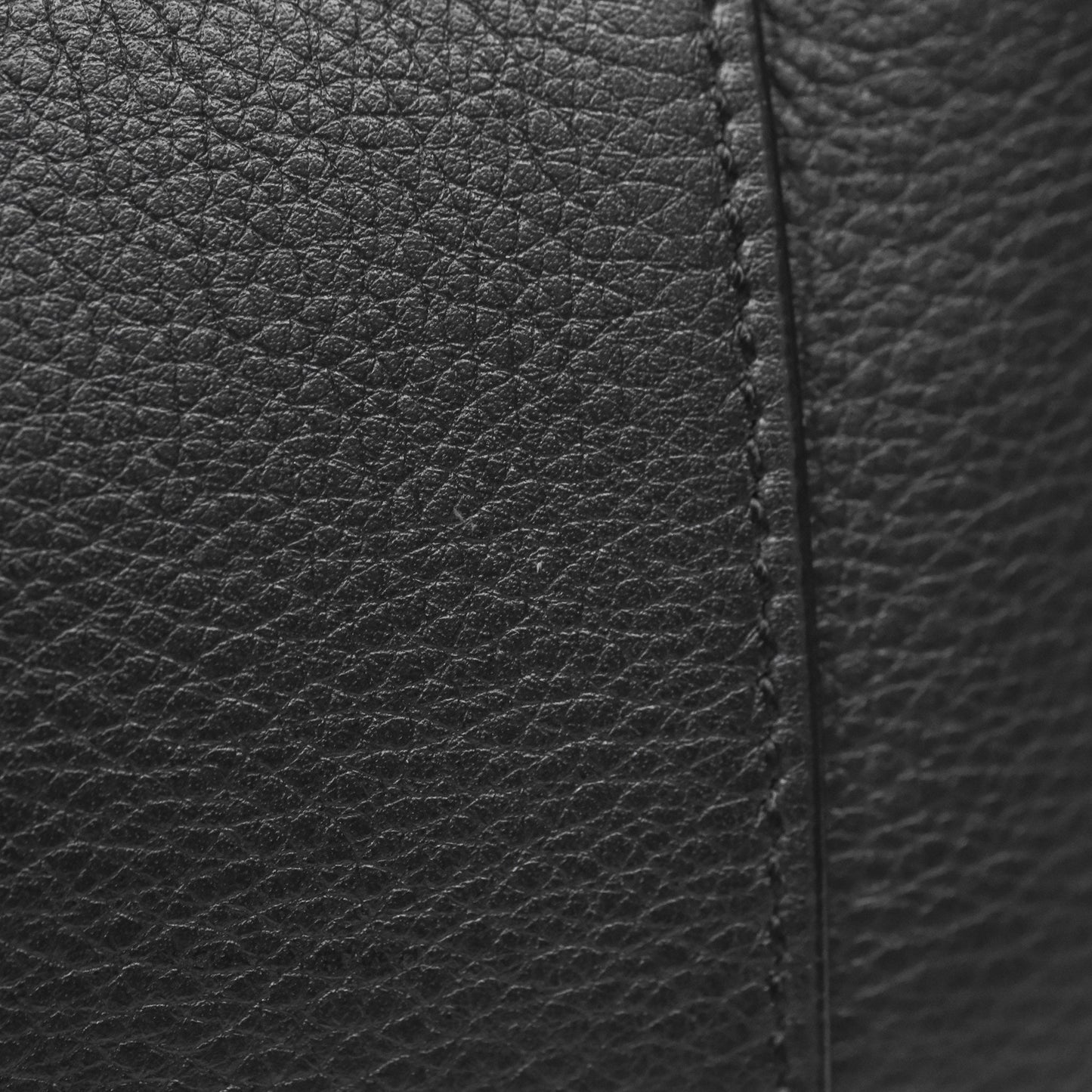 Saint Laurent LE 5 à 7 Supple Small Black Grained Leather Gold Hardware