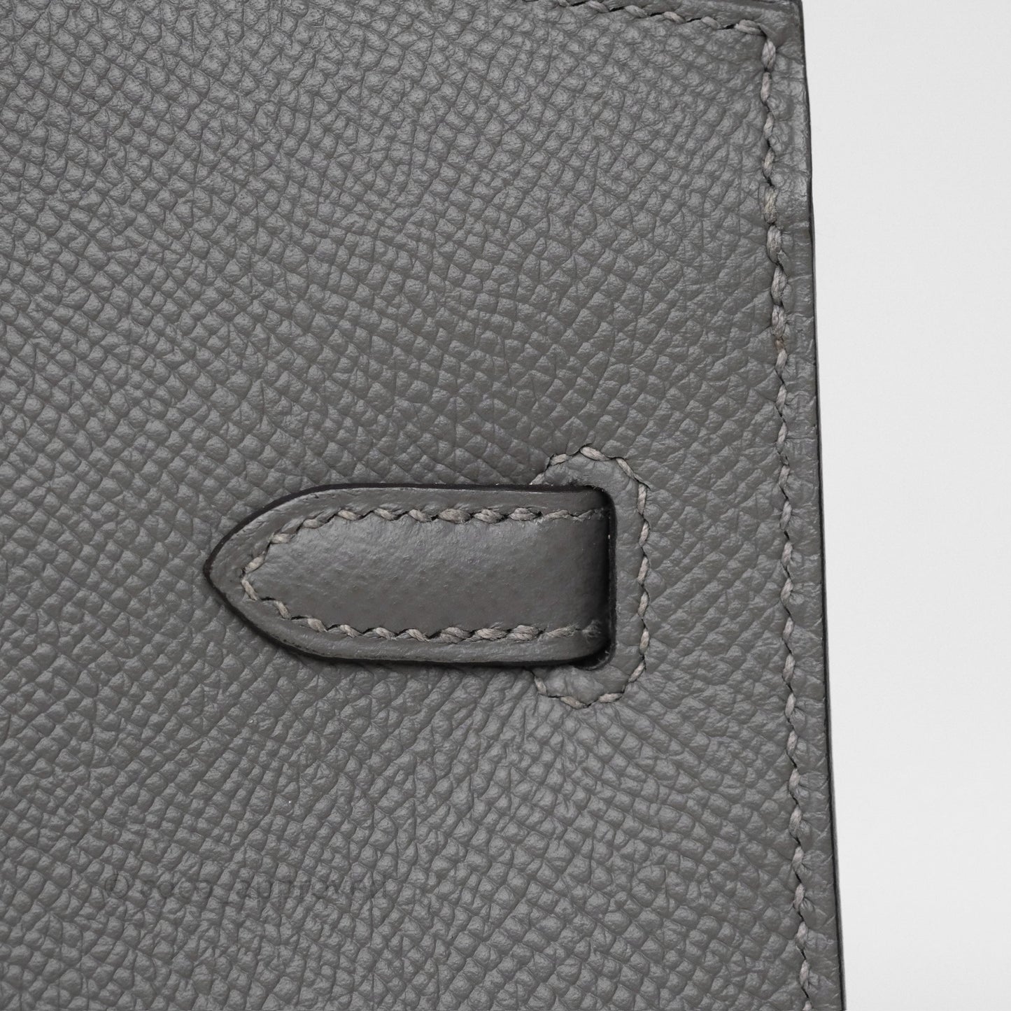 Hermès Birkin 25 Sellier Gris Meyer 0L Epsom Gold Hardware