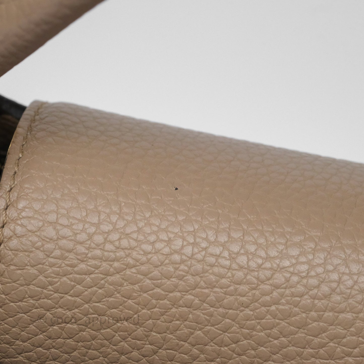 Louis Vuitton Capucines BB Taurillon Leather Galet