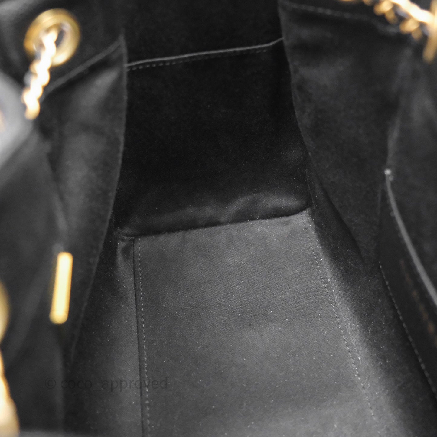 Chanel 25 Small Black Caviar Aged Gold Hardware