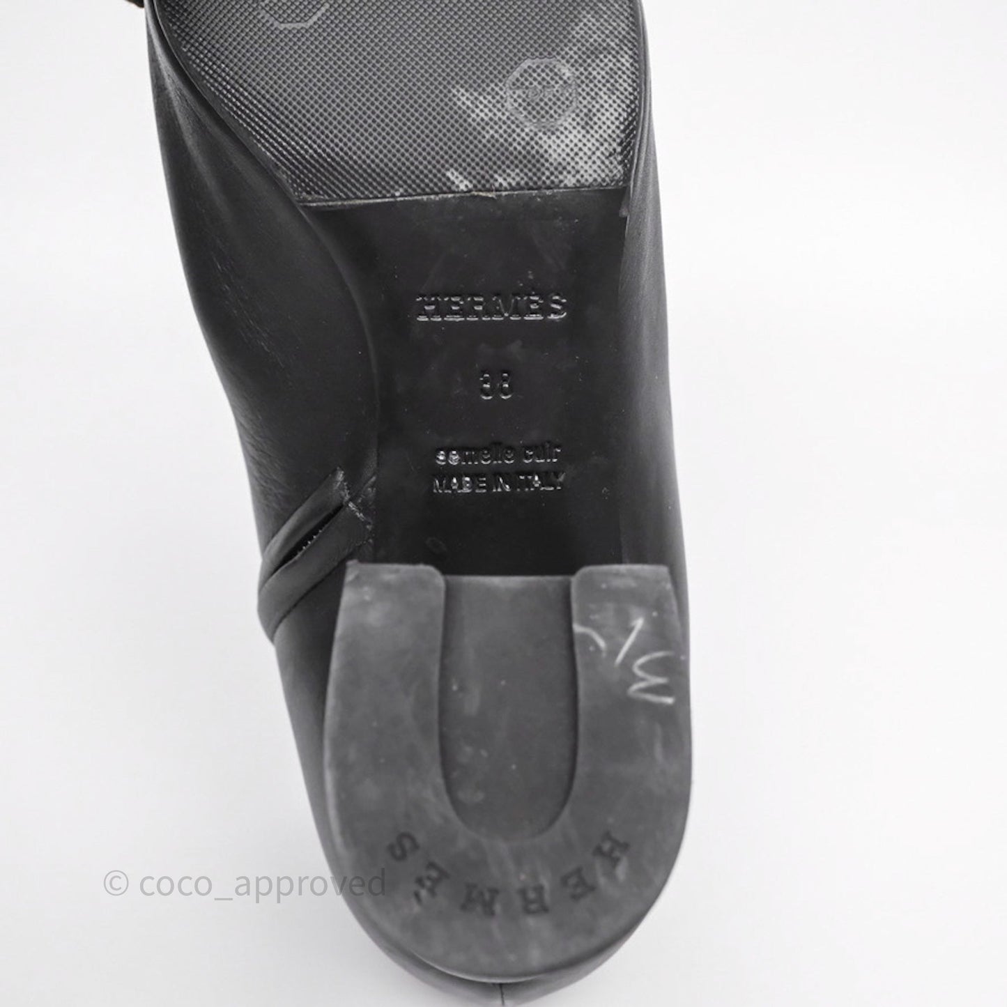 Hermès Ankle Boots Black Size 38