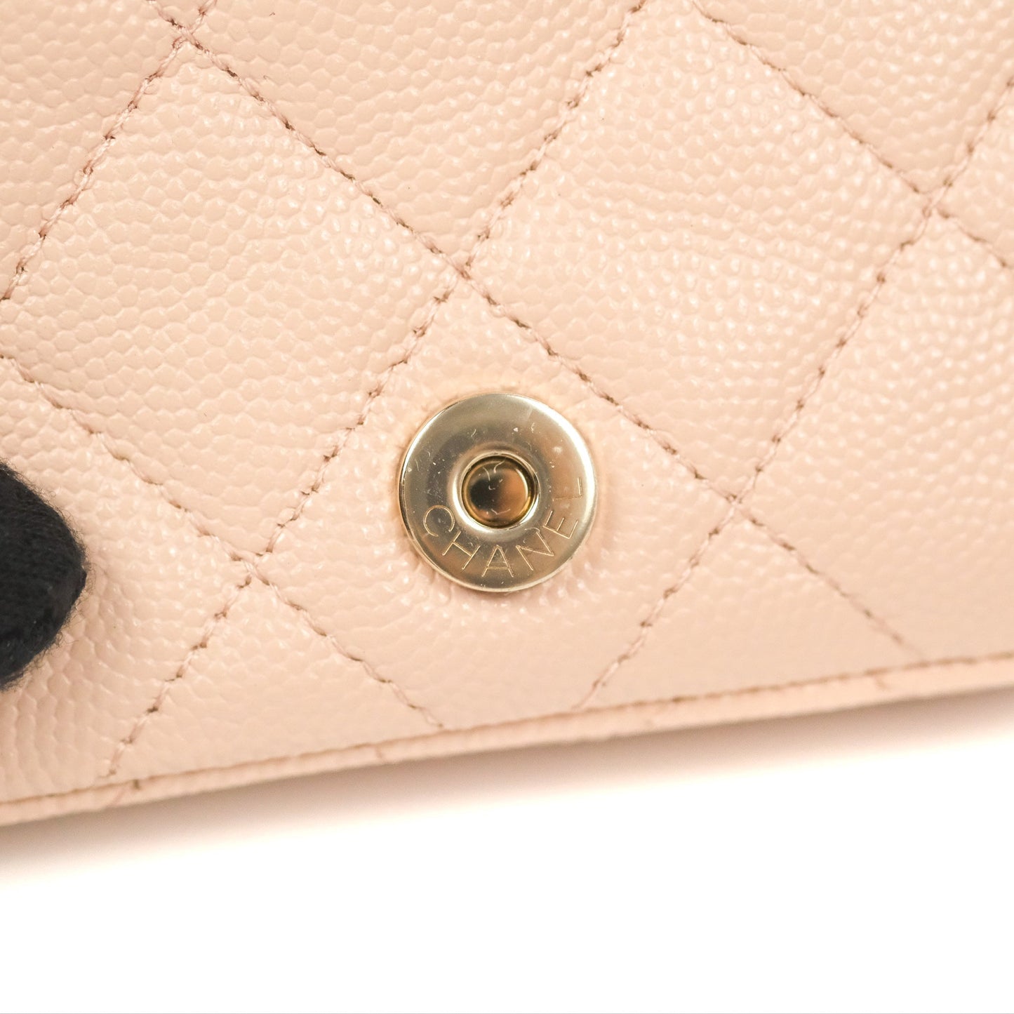 Chanel Classic Quilted Belt Bag Light Pink Caviar Gold Hardware