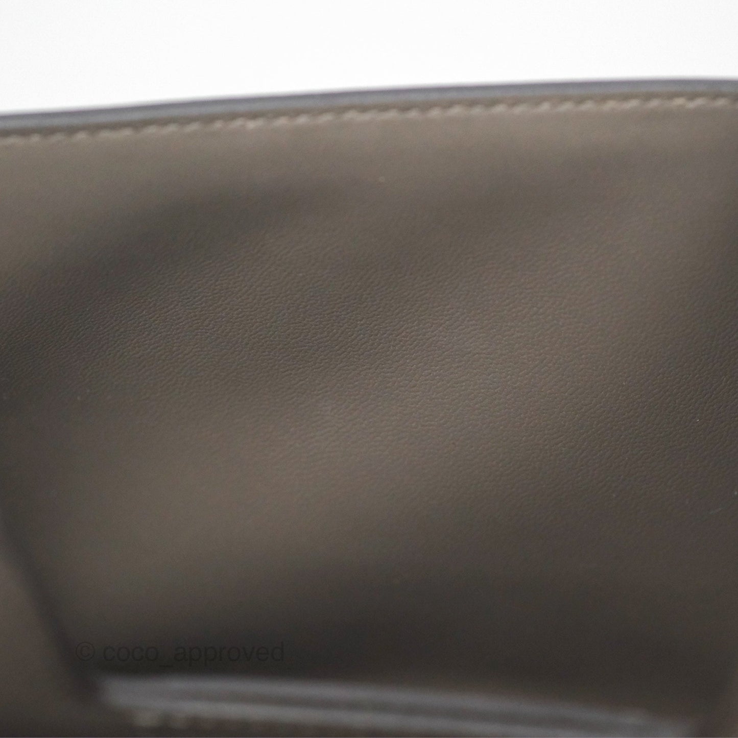 Hermès Della Cavalleria Mini Bag Gris Meyer 0L Epsom Palladium Hardware