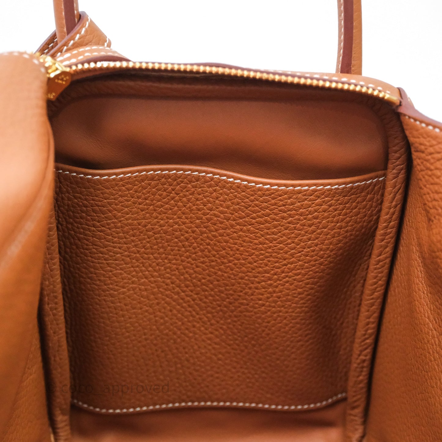 Hermès Lindy 30 Gold 37 Clemence Gold Hardware