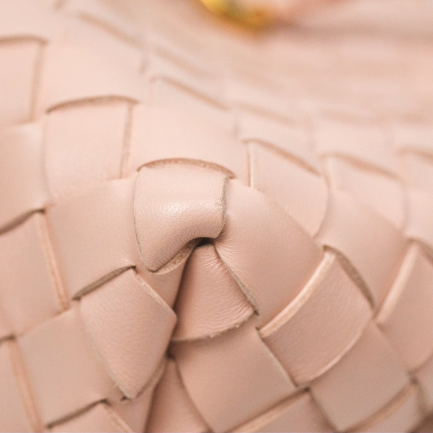 Bottega Veneta Small Andiamo Bag Lotus Intrecciato Lambskin