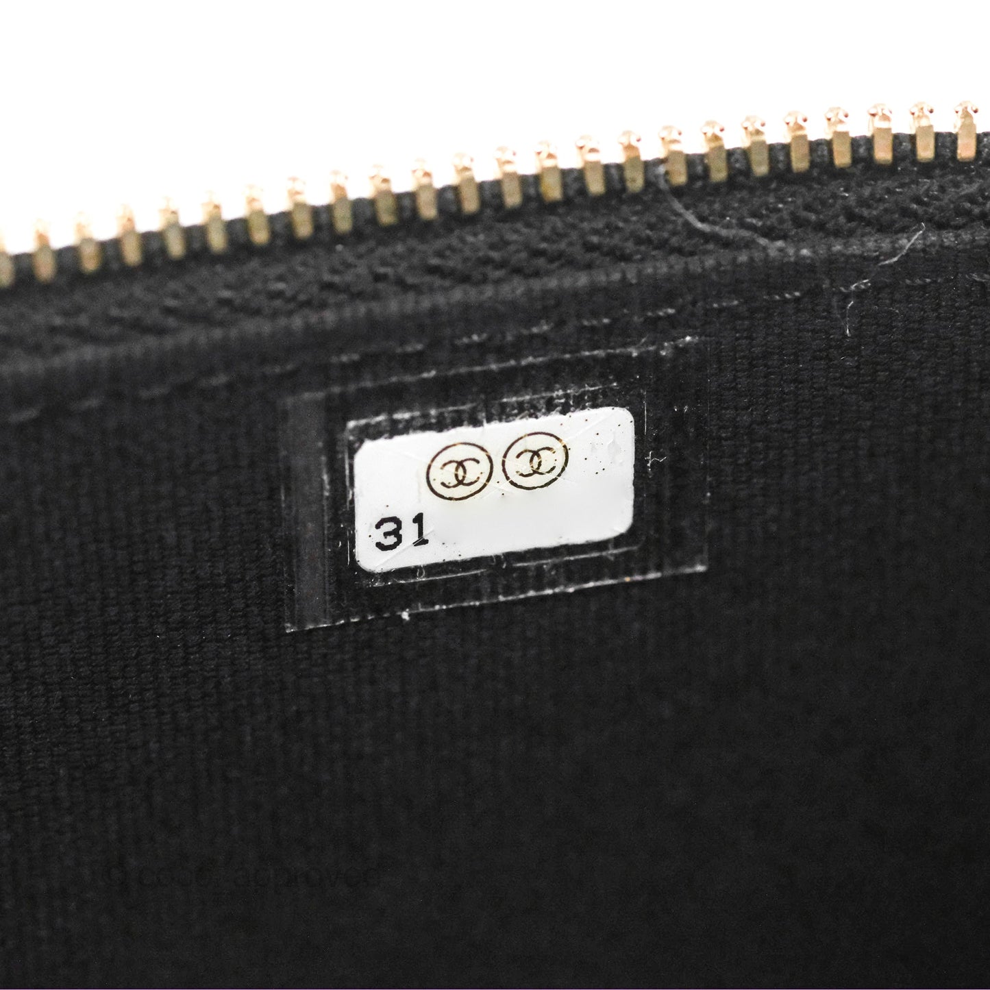 Chanel Vanity Rectangular Top Handle Black Lambskin Gold Hardware